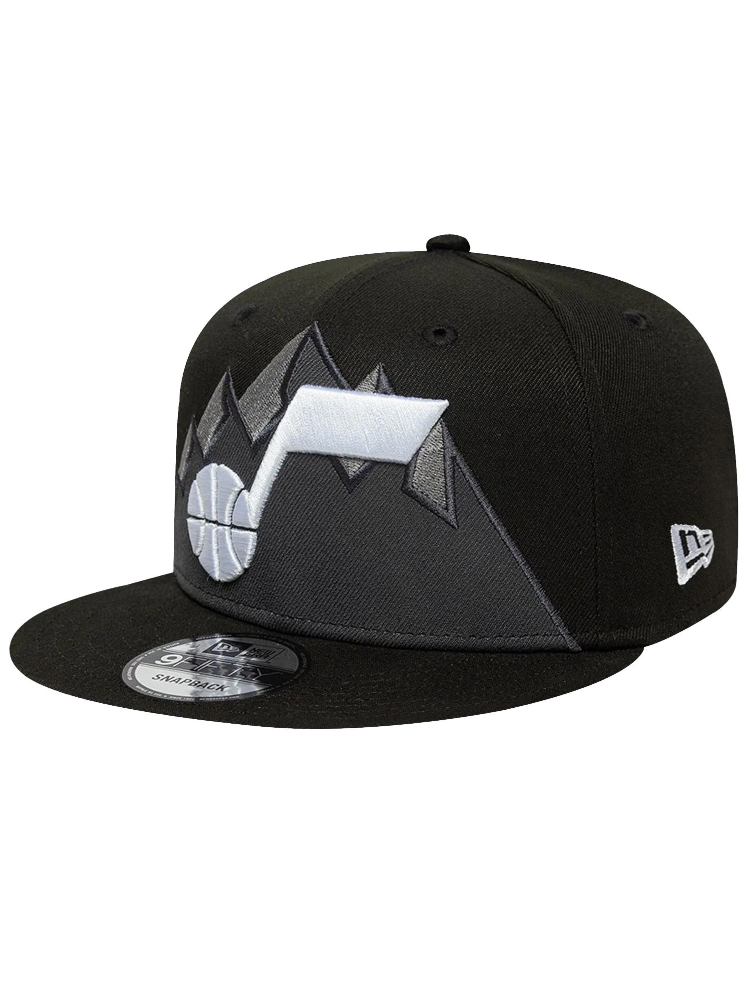 Utah Jazz New Era NBA Statement 9FIFTY Snapback Hat - Black