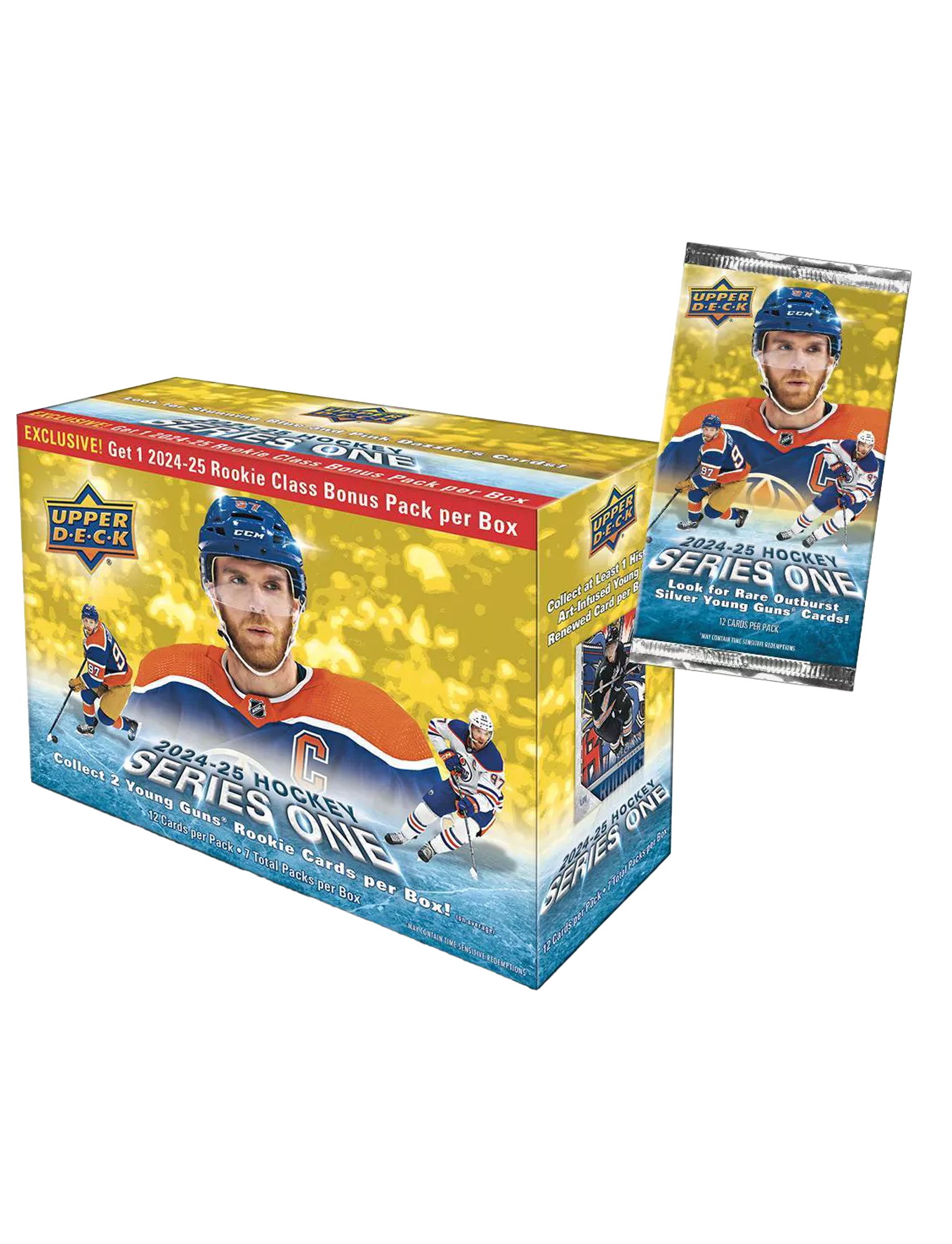 Upper Deck NHL 24-25 Series 1 Mega Box Trading Card Pack