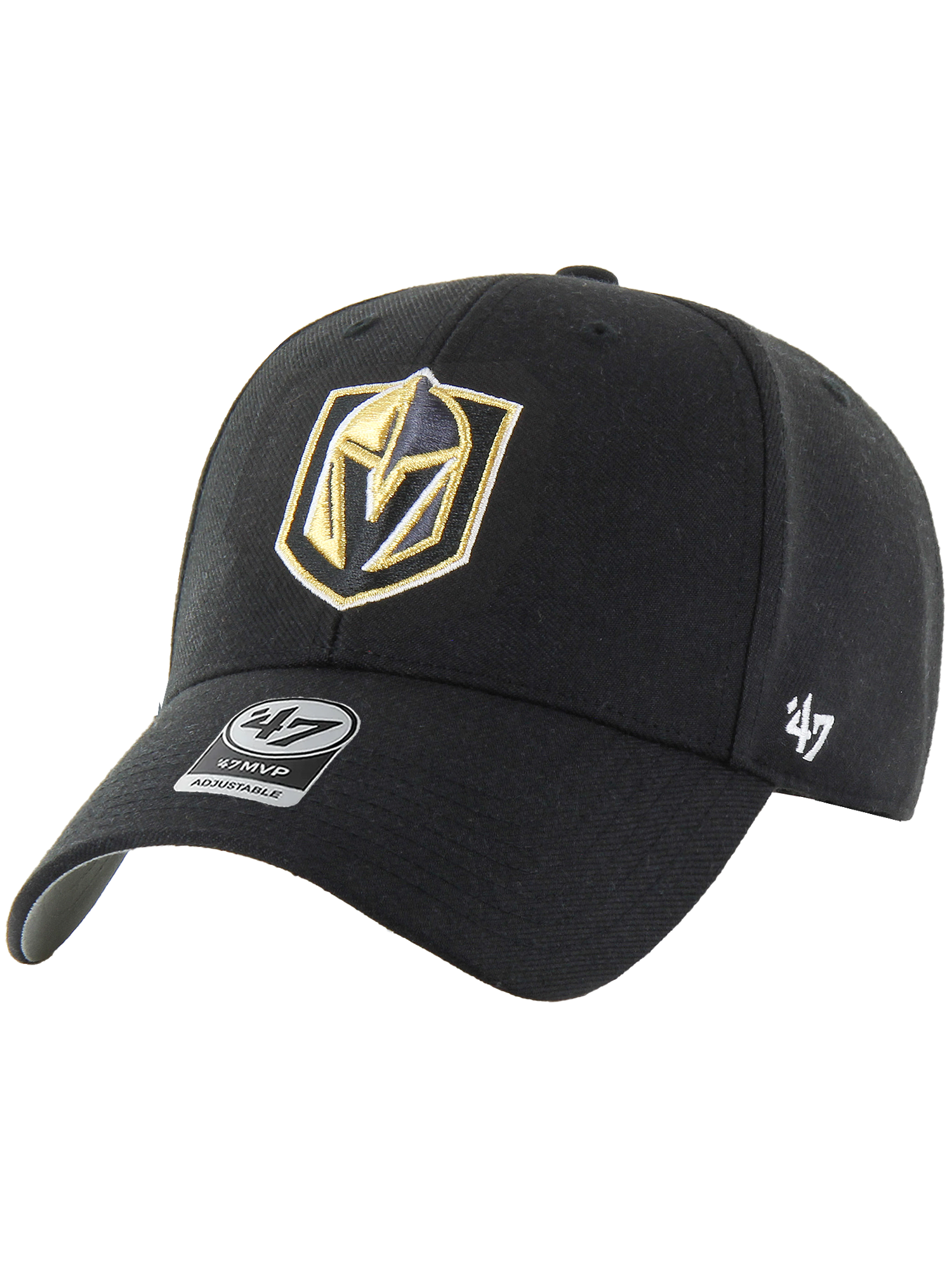 Vegas Golden Knights '47 NHL Wordmark Hit MVP Snapback Hat - Black