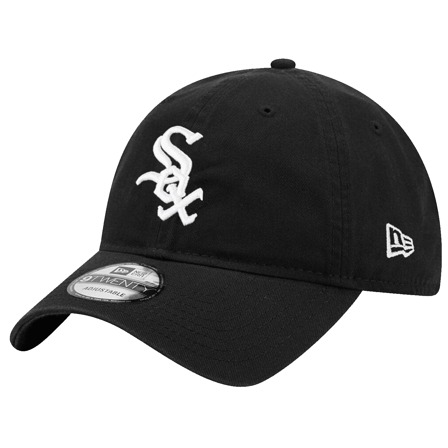 Chicago White Sox New Era MLB Team 9TWENTY Strapback Hat - Black