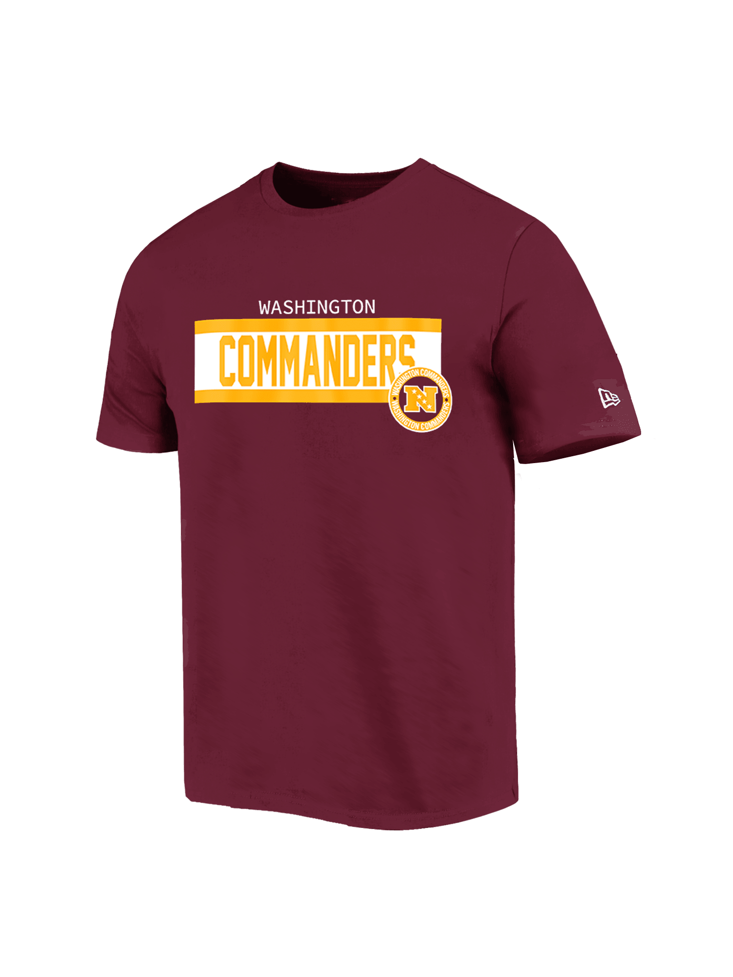 Washington Commanders New Era NFL 24 Sideline T-Shirt - Burgundy