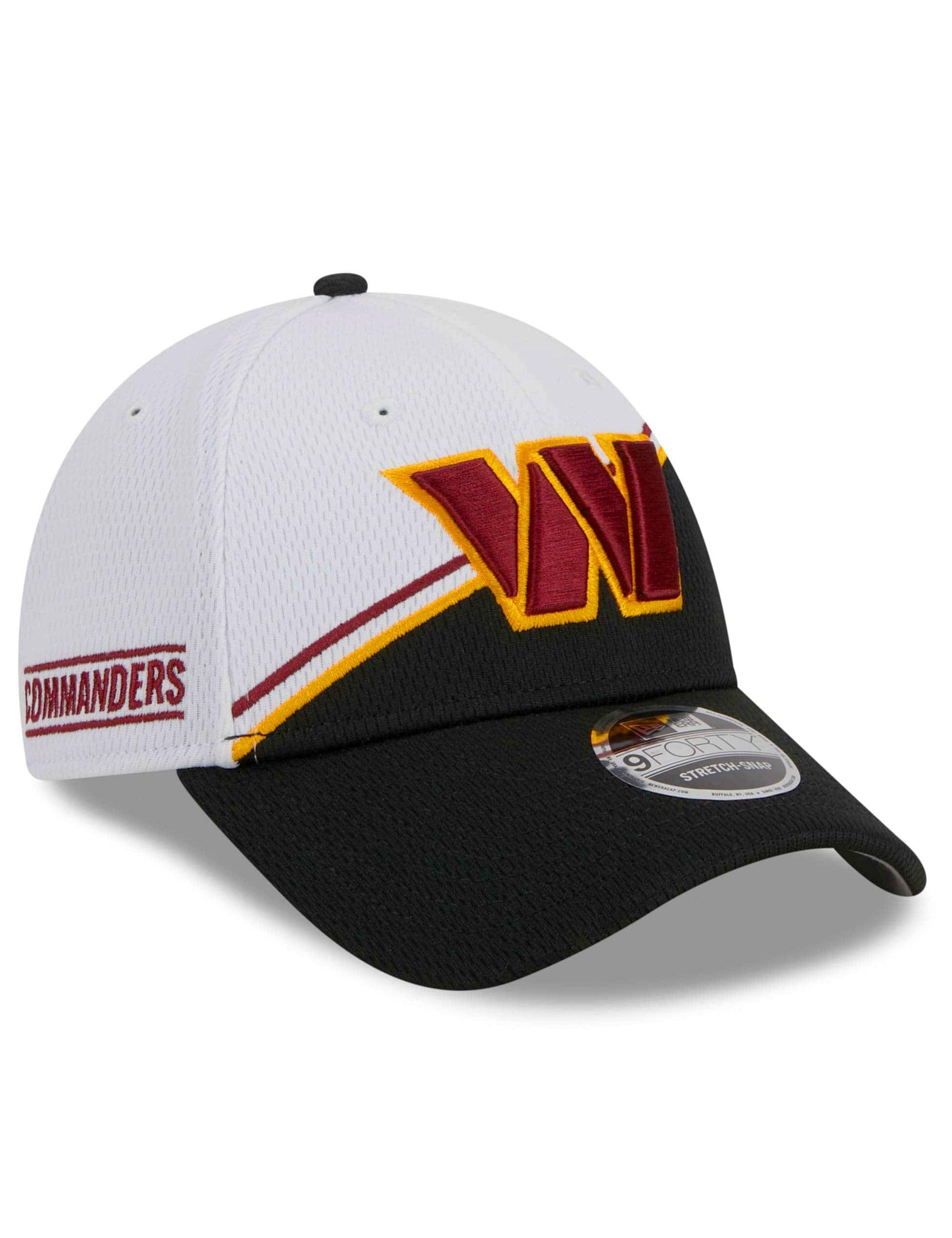 Washington Commanders New Era NFL 23 Sideline 9FORTY Stretch-Snap Hat - White