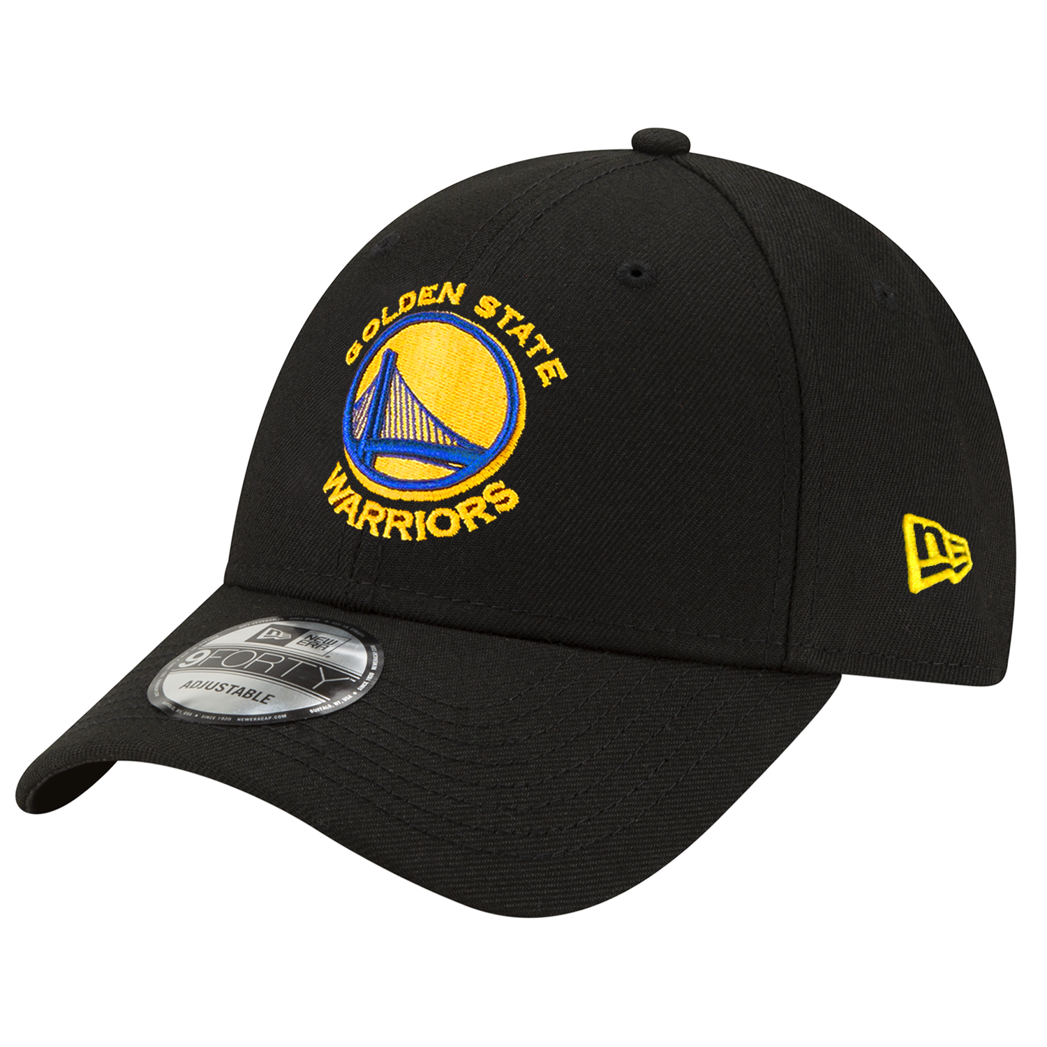 Golden State Warriors New Era NBA Team 9FORTY Snapback Hat - Black