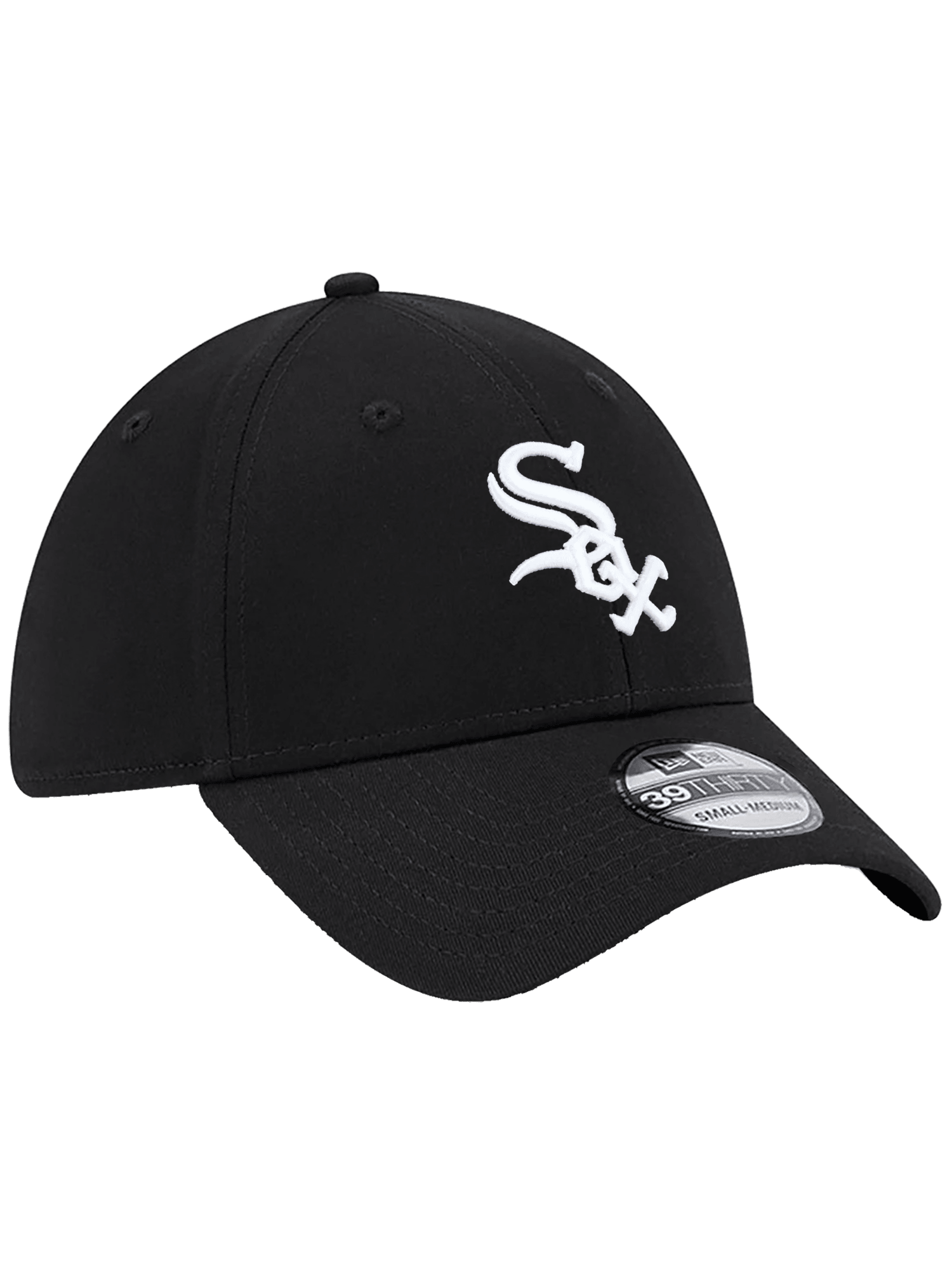 Chicago White Sox New Era MLB Team 39THIRTY Stretch-Fit Hat - Black