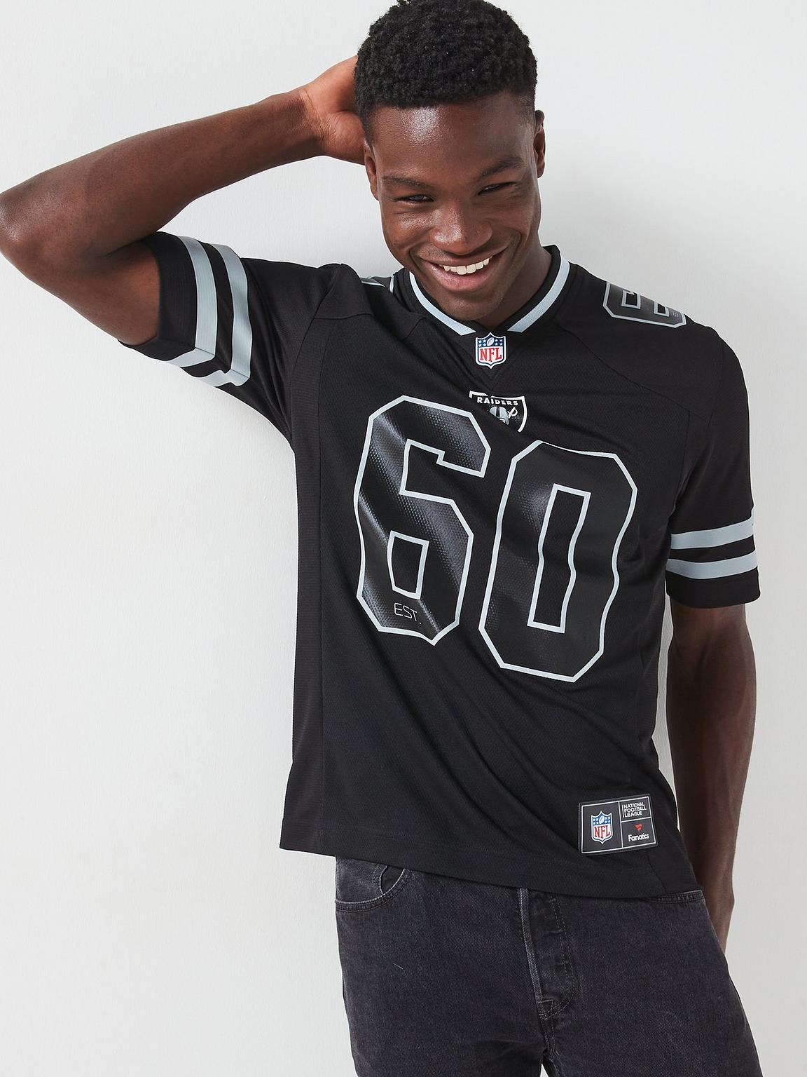 Las Vegas Raiders NFL Foundation Replica Mesh Jersey - Black