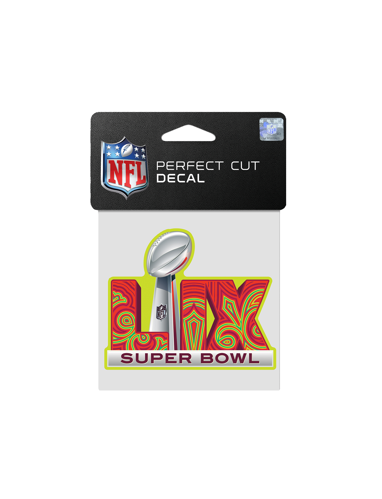 Super Bowl LIX Wincraft NFL 4" x 4" Perfect Cut Decal