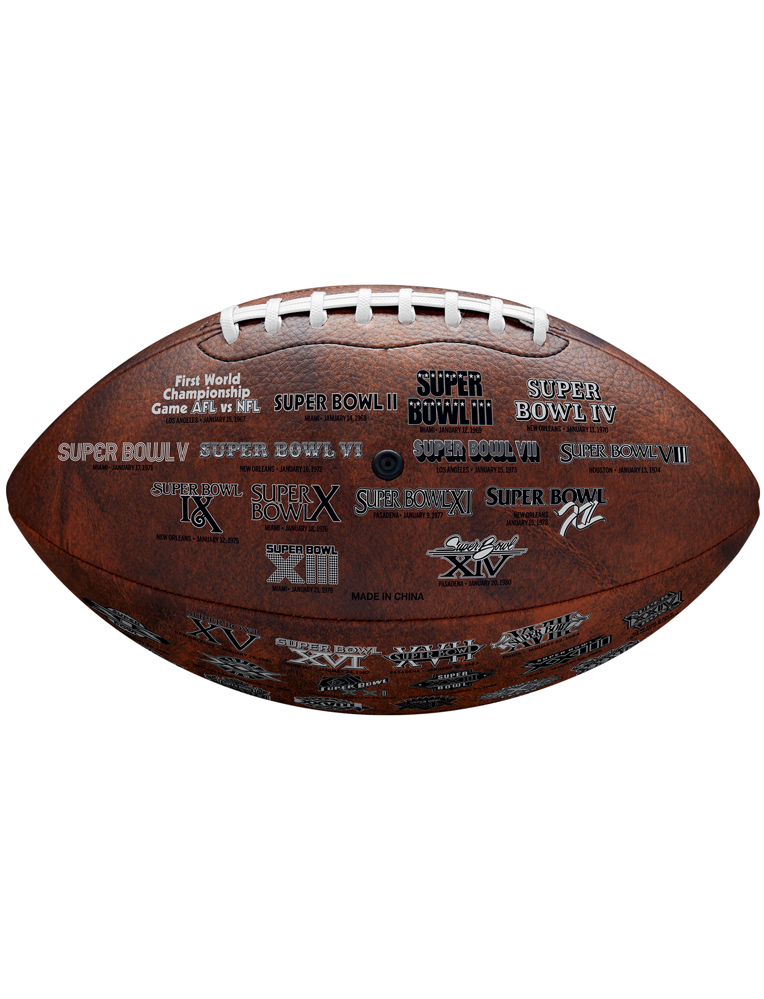 Super Bowl LIX Wilson NFL Commemorative Throwback Full Size Football