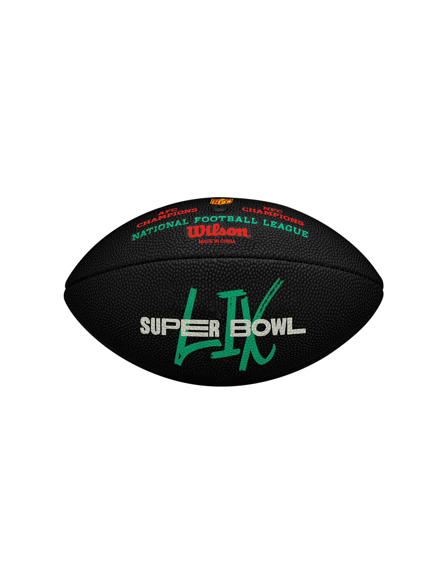 Super Bowl LIX Wilson NFL Mini Size Logo Soft Touch Football - Black