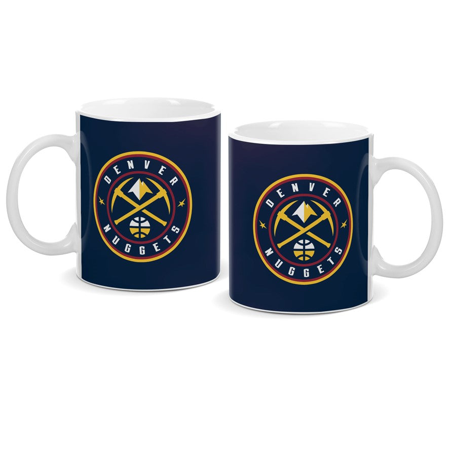 Denver Nuggets NBA Team Logo Ceramic Coffee Mug - Navy