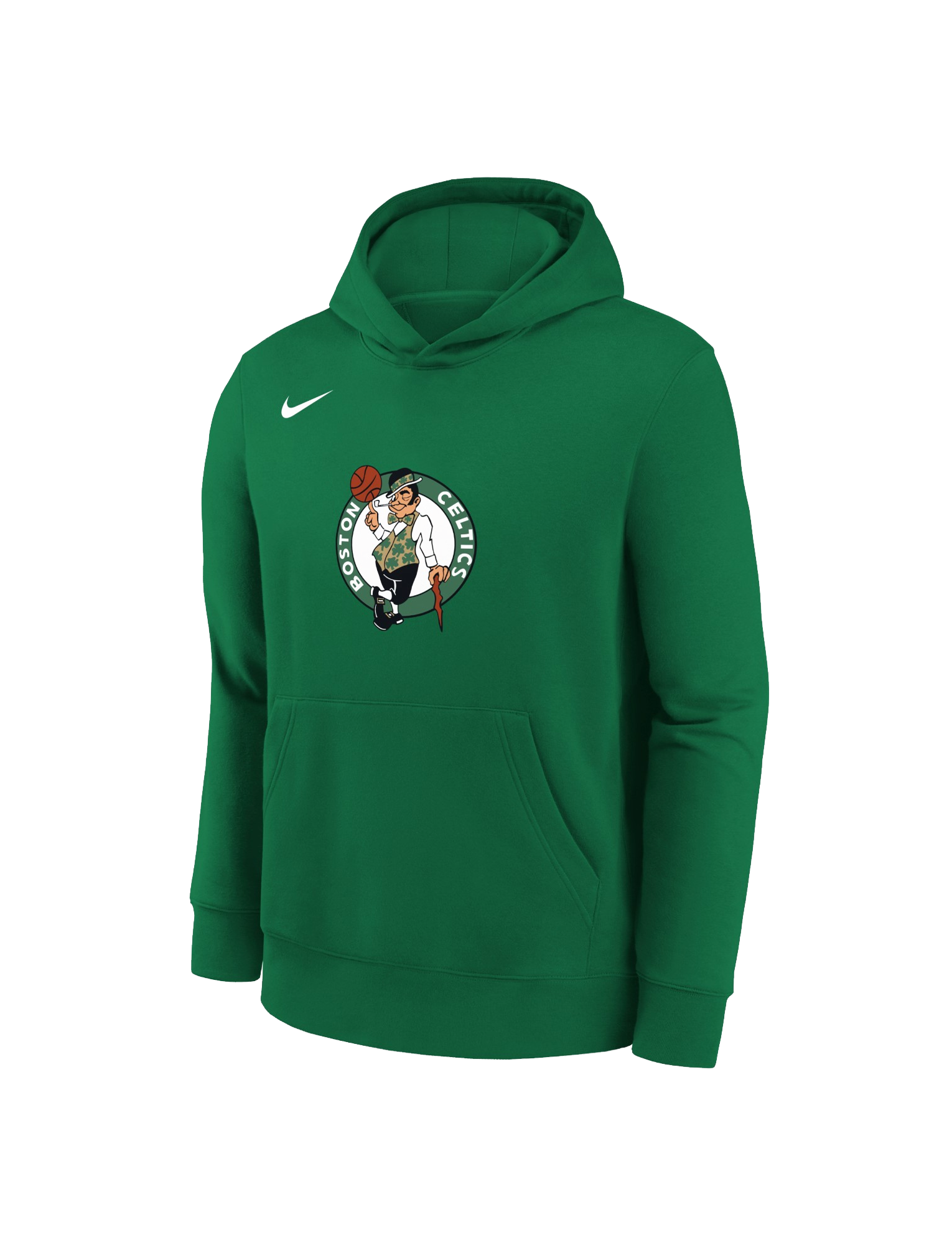 Youths Boston Celtics Nike NBA Club Logo Hoodie Jumper - Green