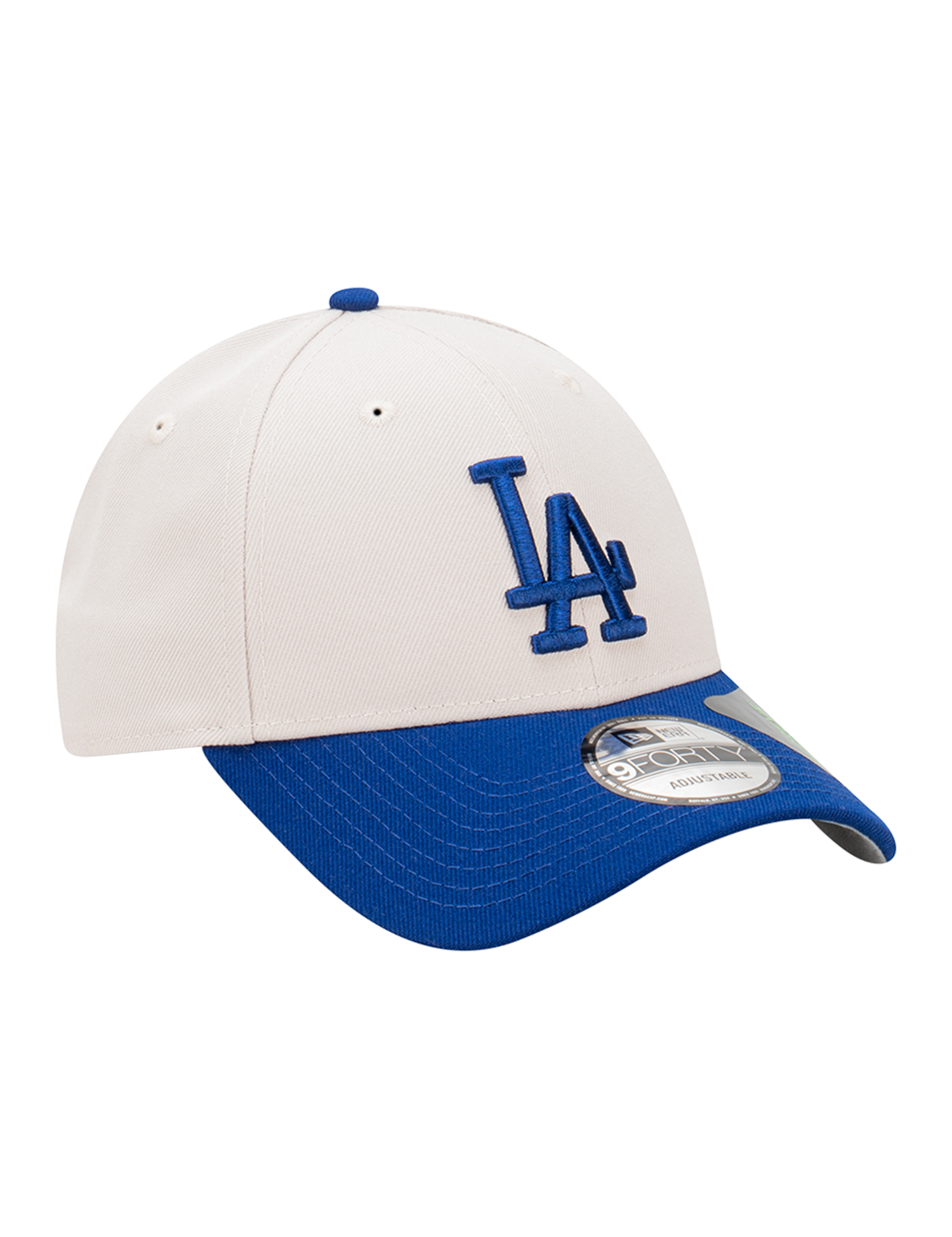 Youths Los Angeles Dodgers New Era MLB Team 2 Tone Repreve 9FORTY Strapback Hat - Stone