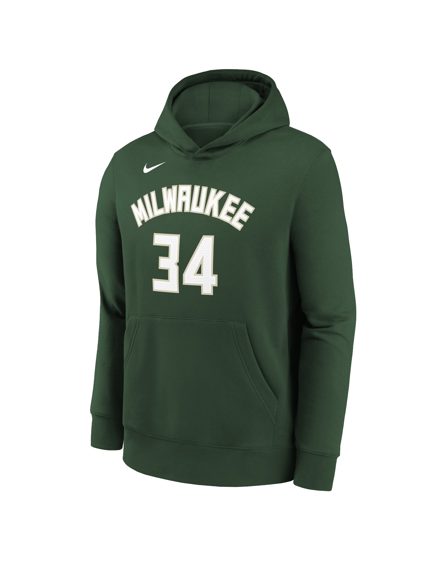 Youths Giannis Antetokounmpo Milwaukee Bucks Nike NBA Icon Hoodie Jumper - Green