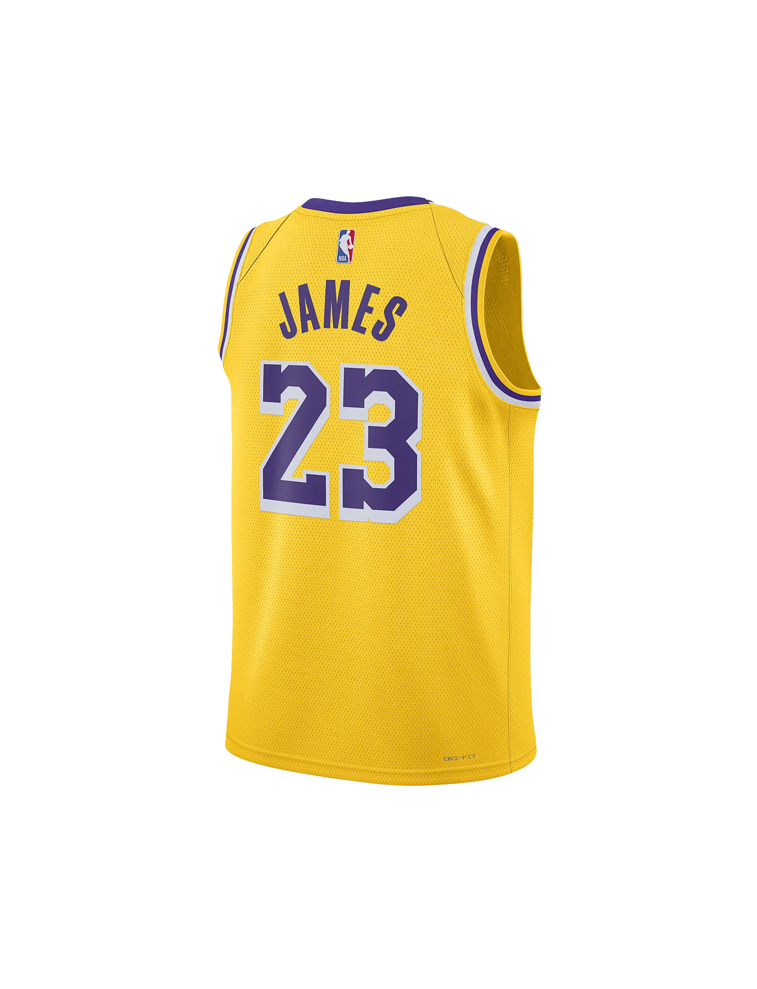 Kids LeBron James Los Angeles Lakers Nike NBA Icon Jersey - Yellow