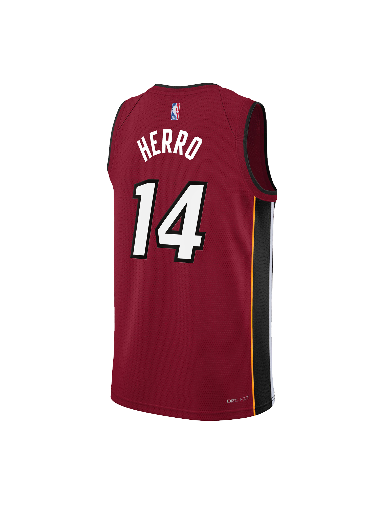 Youths Tyler Herro Miami Heat Nike NBA Statement Jersey - Dark Red