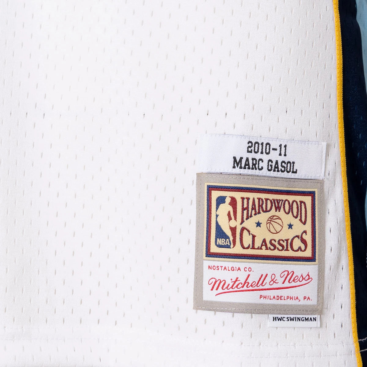 Marc Gasol Memphis Grizzlies Mitchell & Ness NBA 10-11 Home Swingman Jersey - White