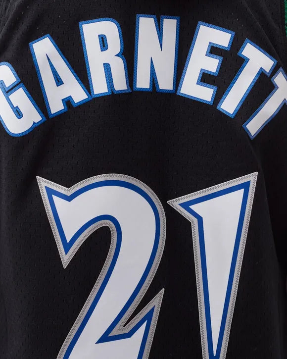 Kevin Garnett Minnesota TImberwolves Mitchell & Ness NBA 97-98 Swingman Jersey - Black