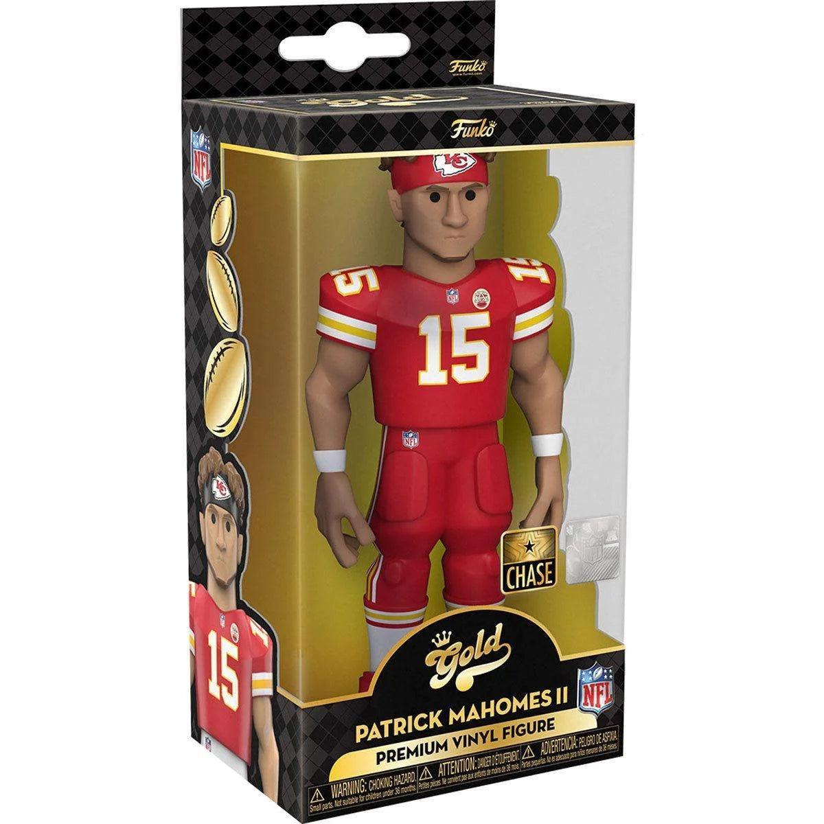 Patrick Mahomes Kansas City Chiefs Funko NFL 5" Vinyl Gold Chase Figure