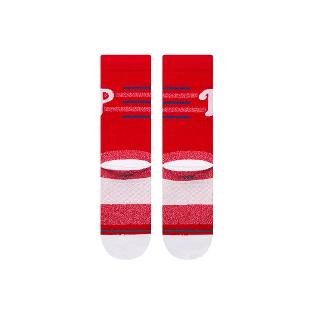 Philadelphia Phillies Stance MLB Closer Crew Socks - Red