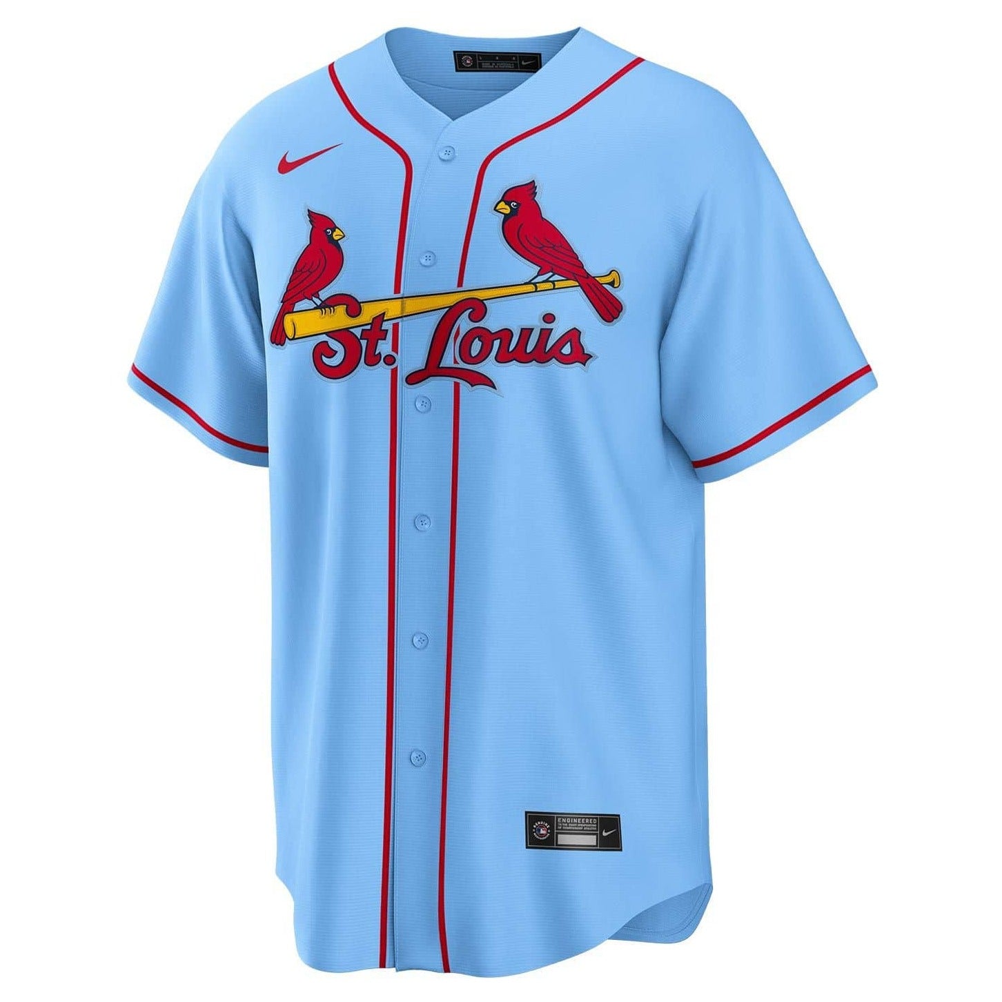 St Louis Cardinals Nike MLB Alt Replica Jersey - Light Blue