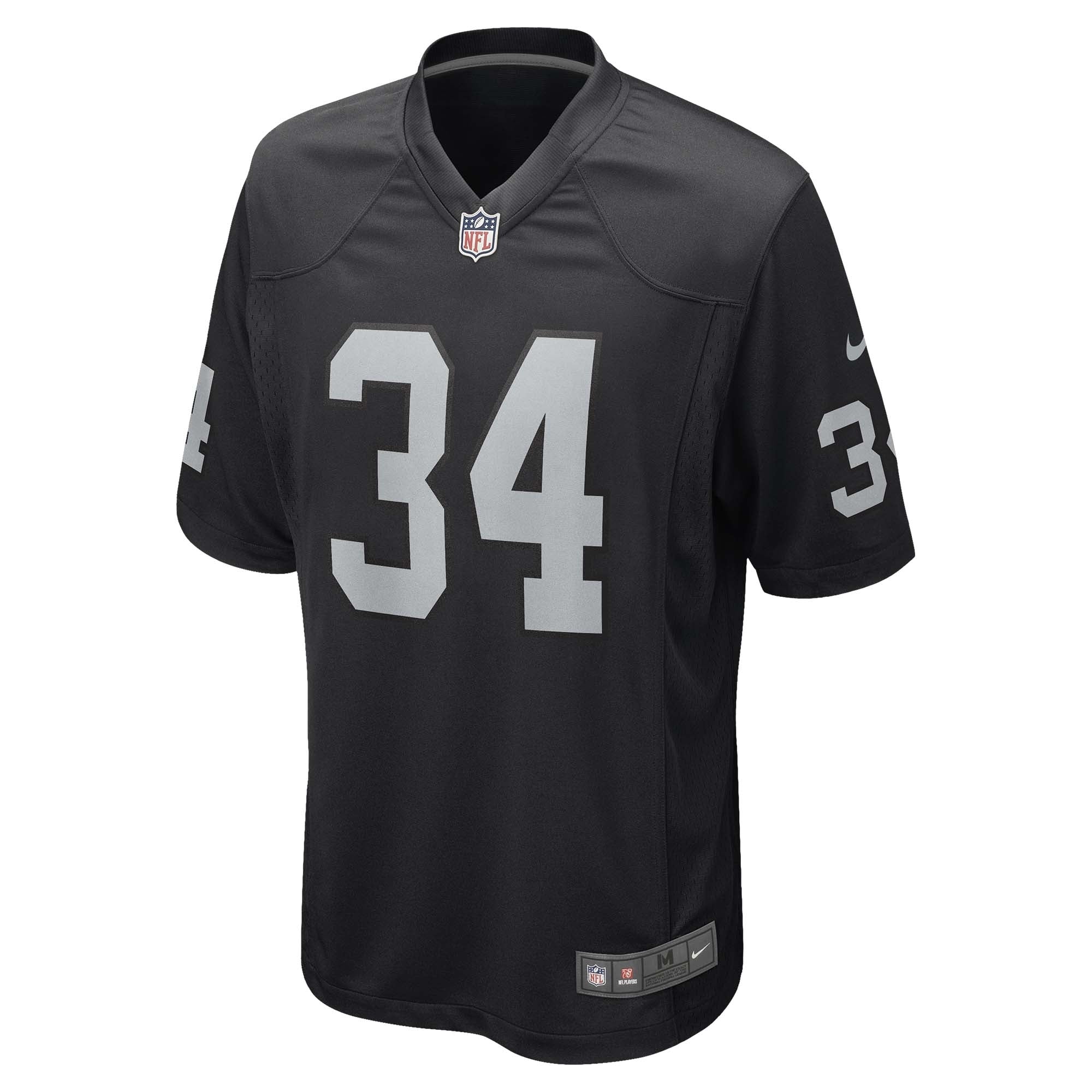 Bo Jackson Las Vegas Raiders Nike NFL Throwback Game Jersey - Black