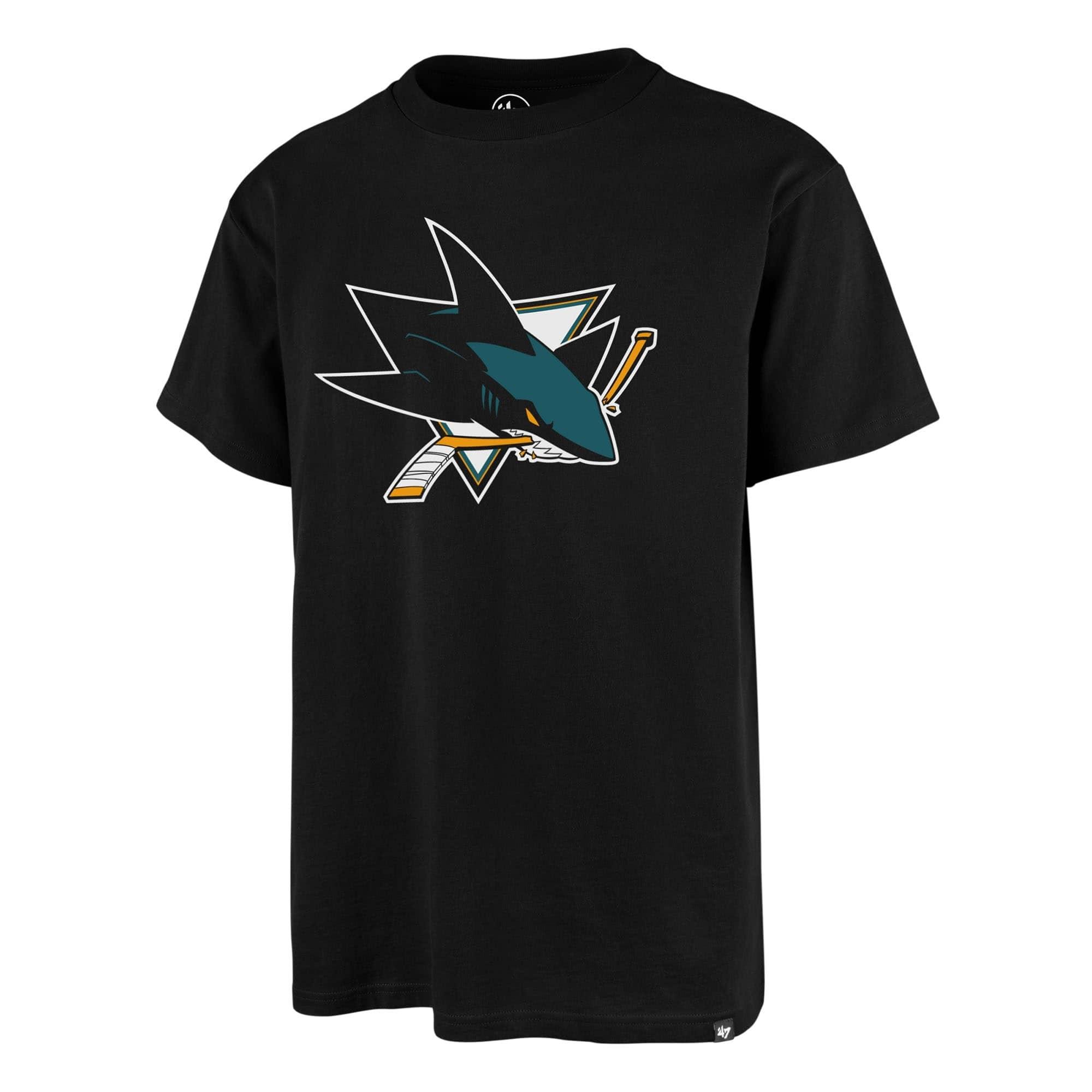 San Jose Sharks '47 NHL Logo T-Shirt - Black