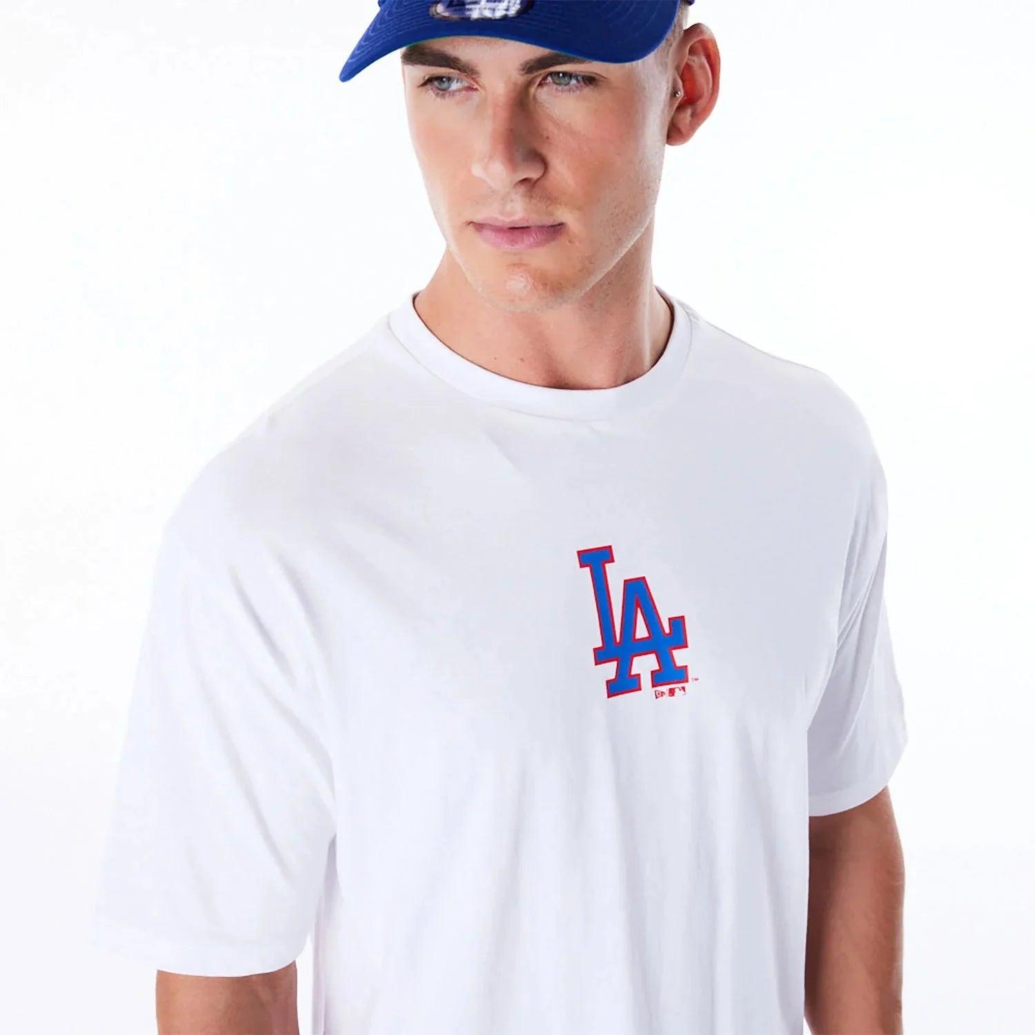 Los Angeles Dodgers New Era MLB 81 World Series Oversized T-Shirt - White