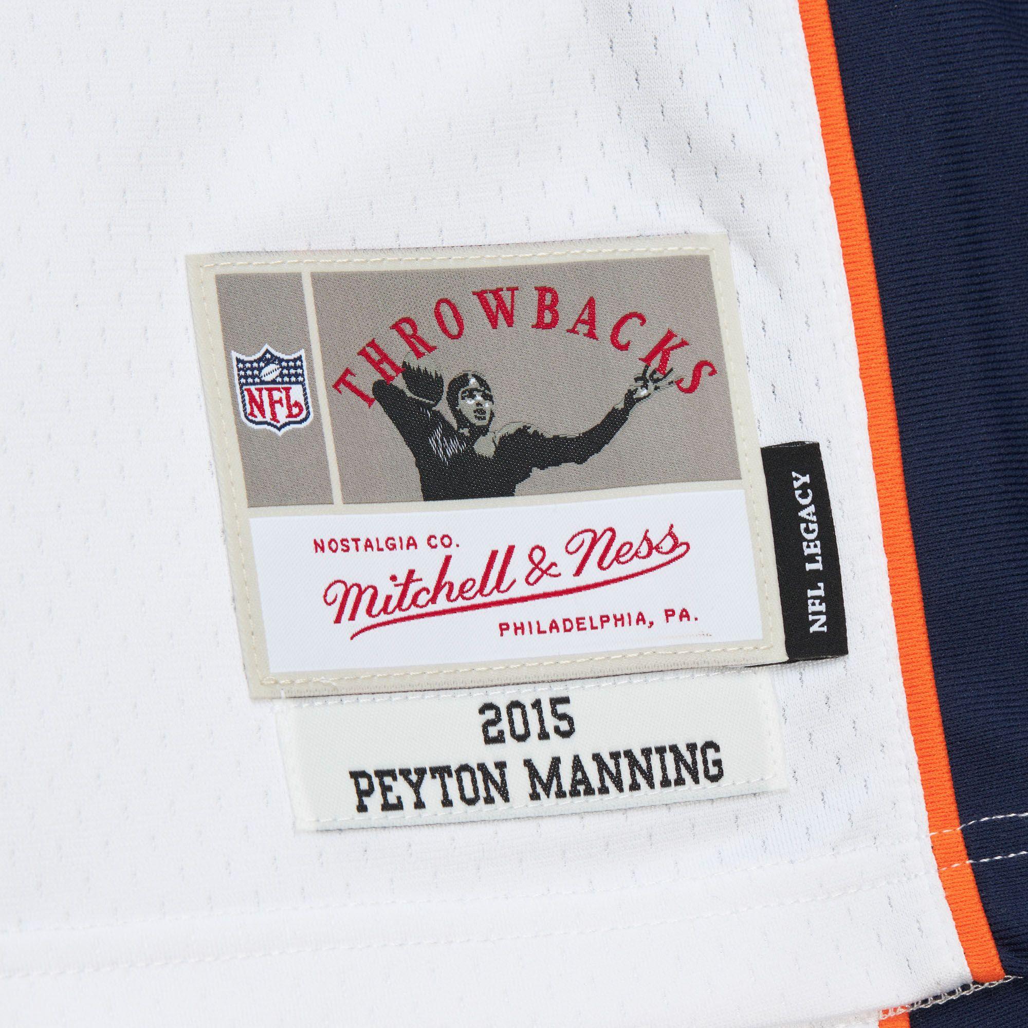 Peyton Manning Manning Denver Broncos Mitchell & Ness NFL 15 Legacy Jersey - White