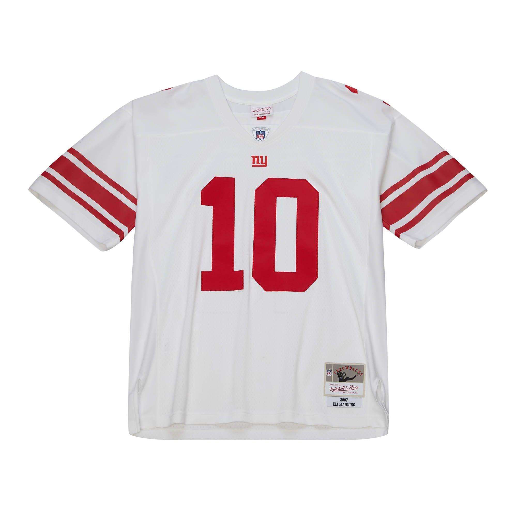 Eli Manning New York Giants Mitchell & Ness NFL 07 Legacy Jersey - White