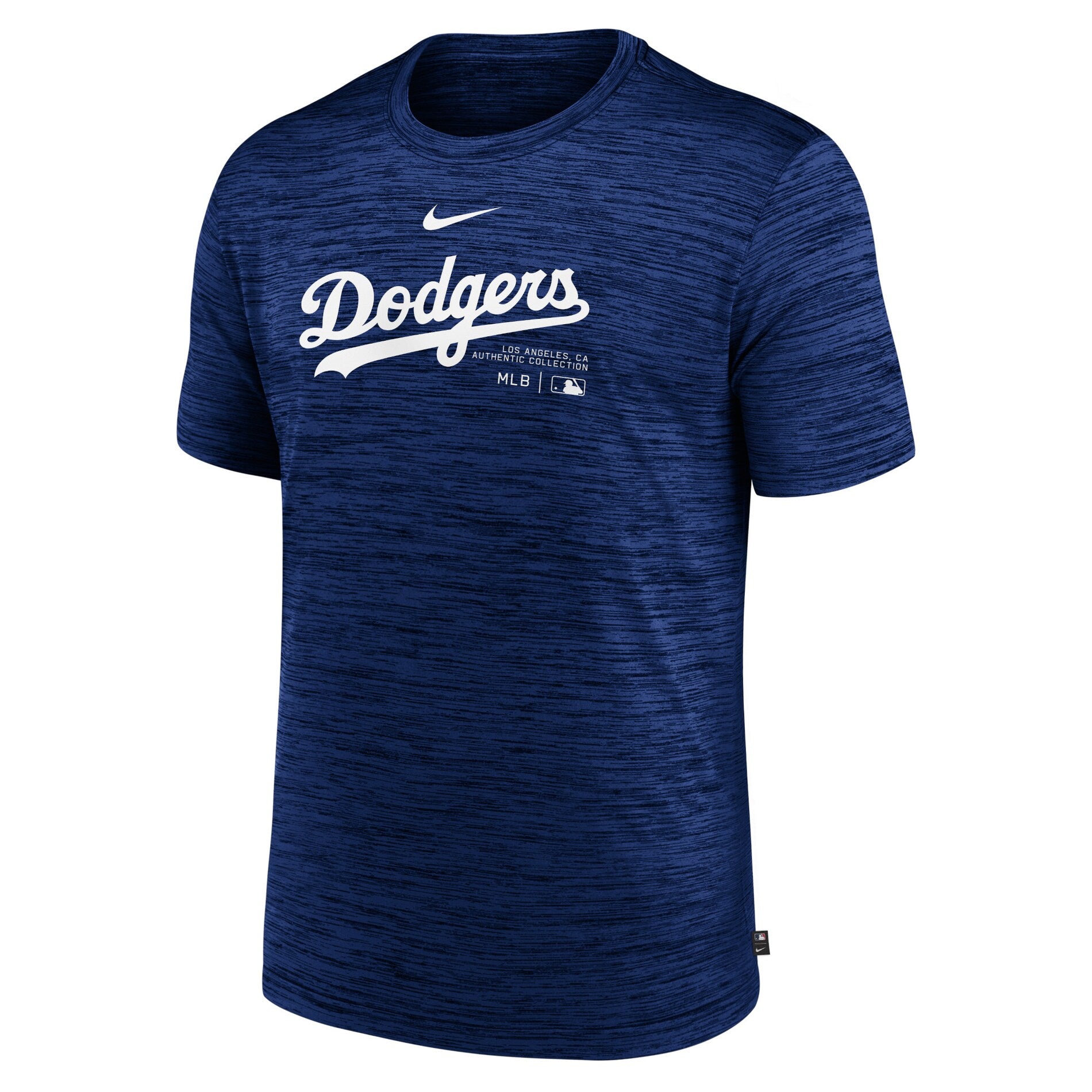 Los Angeles Dodgers Nike MLB AC Performance Velocity Dri-Fit T-Shirt - Blue