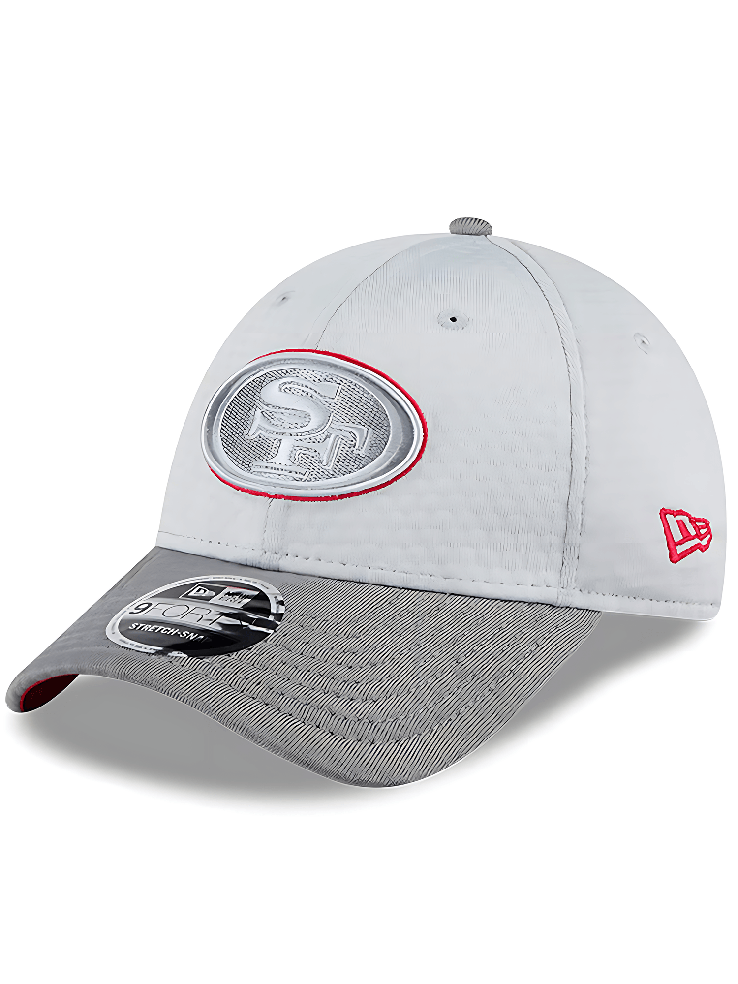 San Francisco 49ers New Era NFL 24 Training 9FORTY Stretch-Snapback Hat - Grey