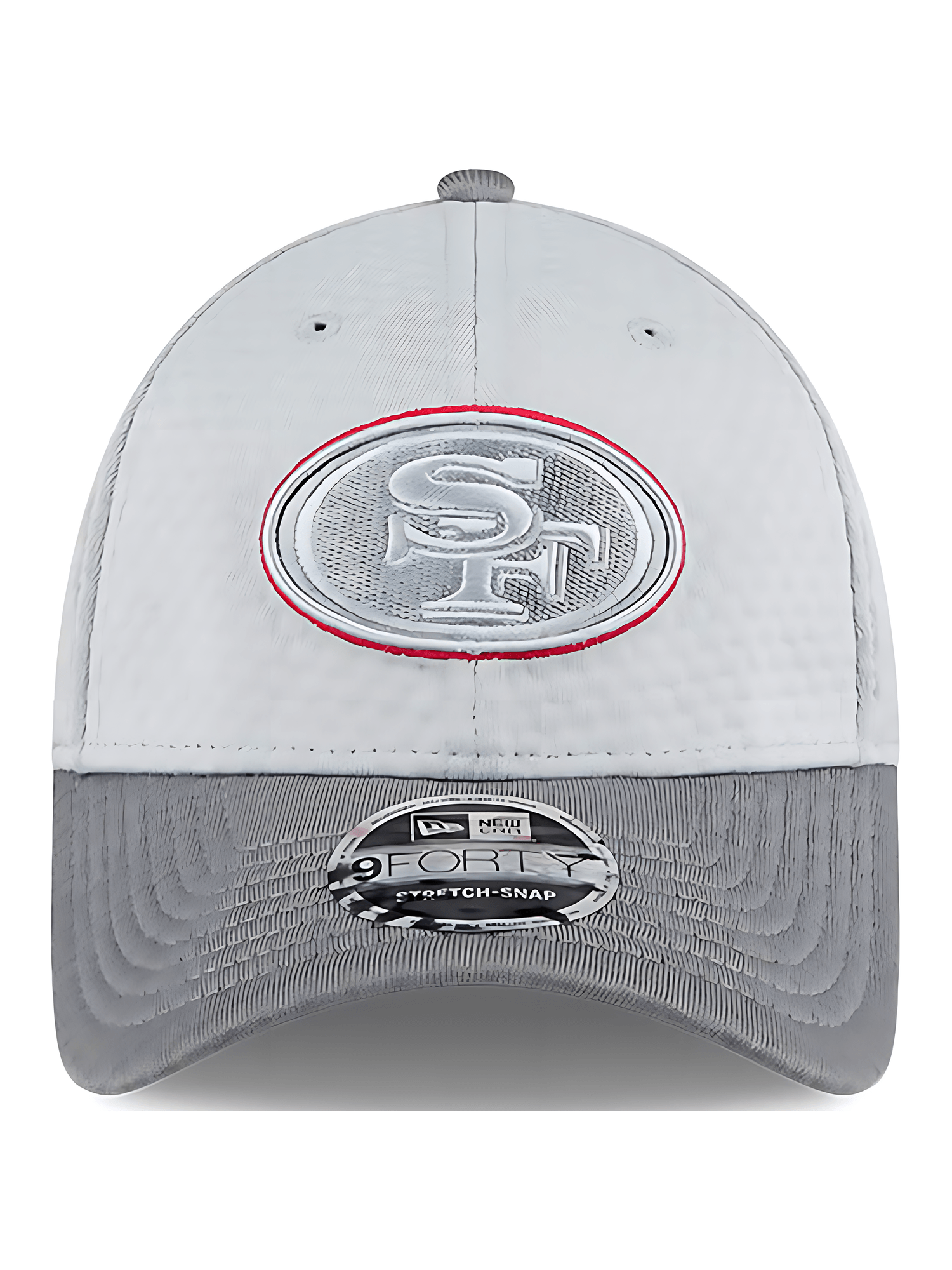 San Francisco 49ers New Era NFL 24 Training 9FORTY Stretch-Snapback Hat - Grey