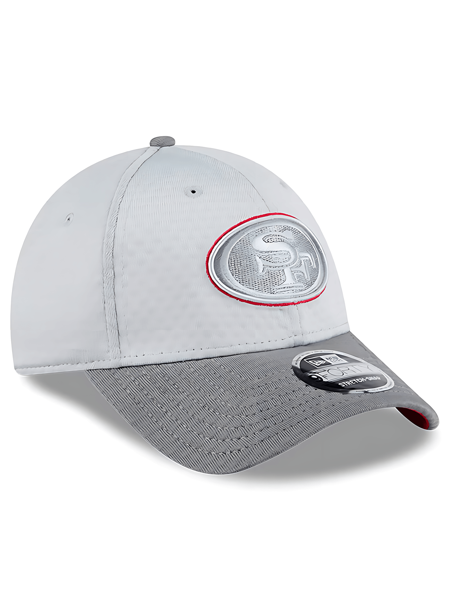 San Francisco 49ers New Era NFL 24 Training 9FORTY Stretch-Snapback Hat - Grey