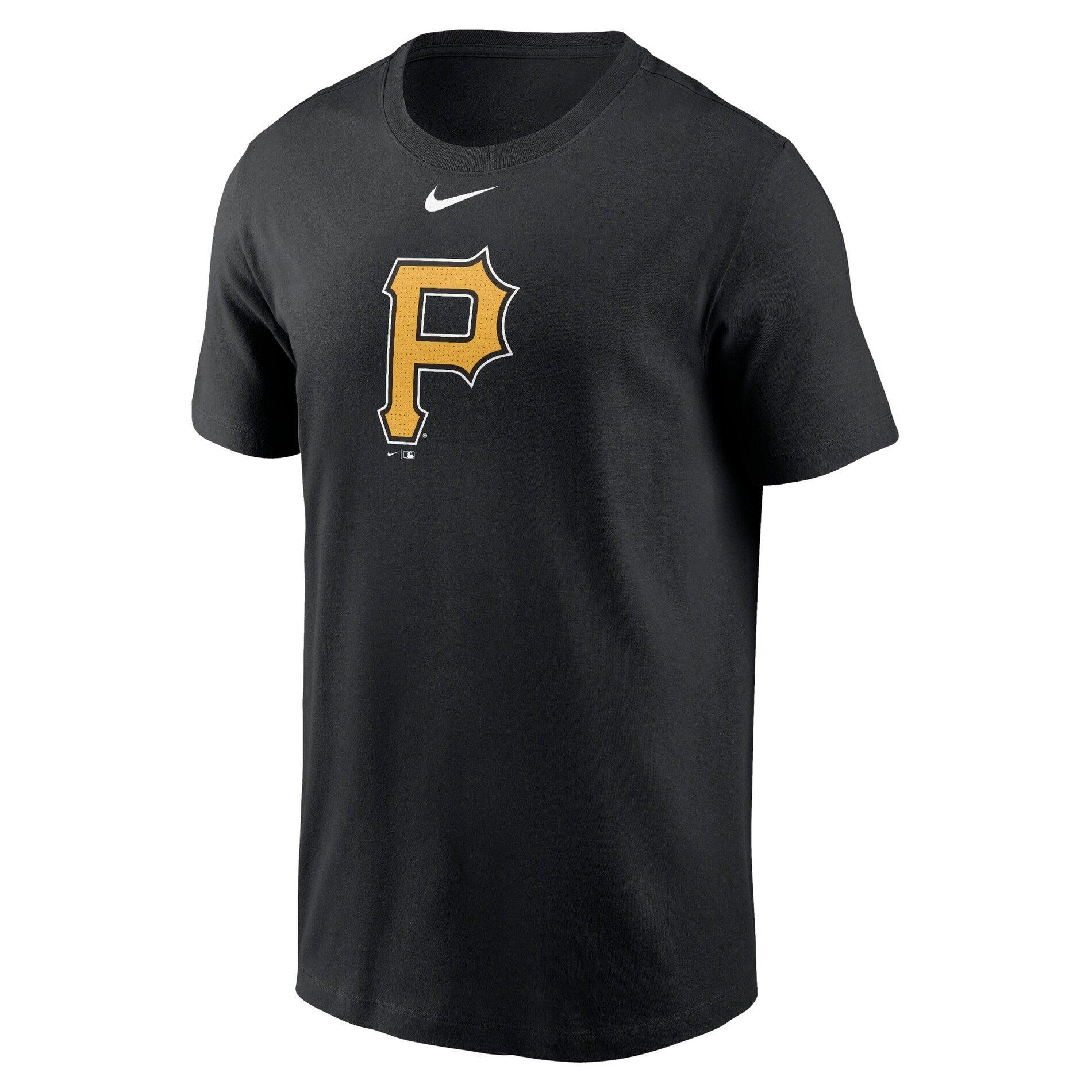 Pittsburgh Pirates Nike MLB Fuse Large Logo T-Shirt - Black