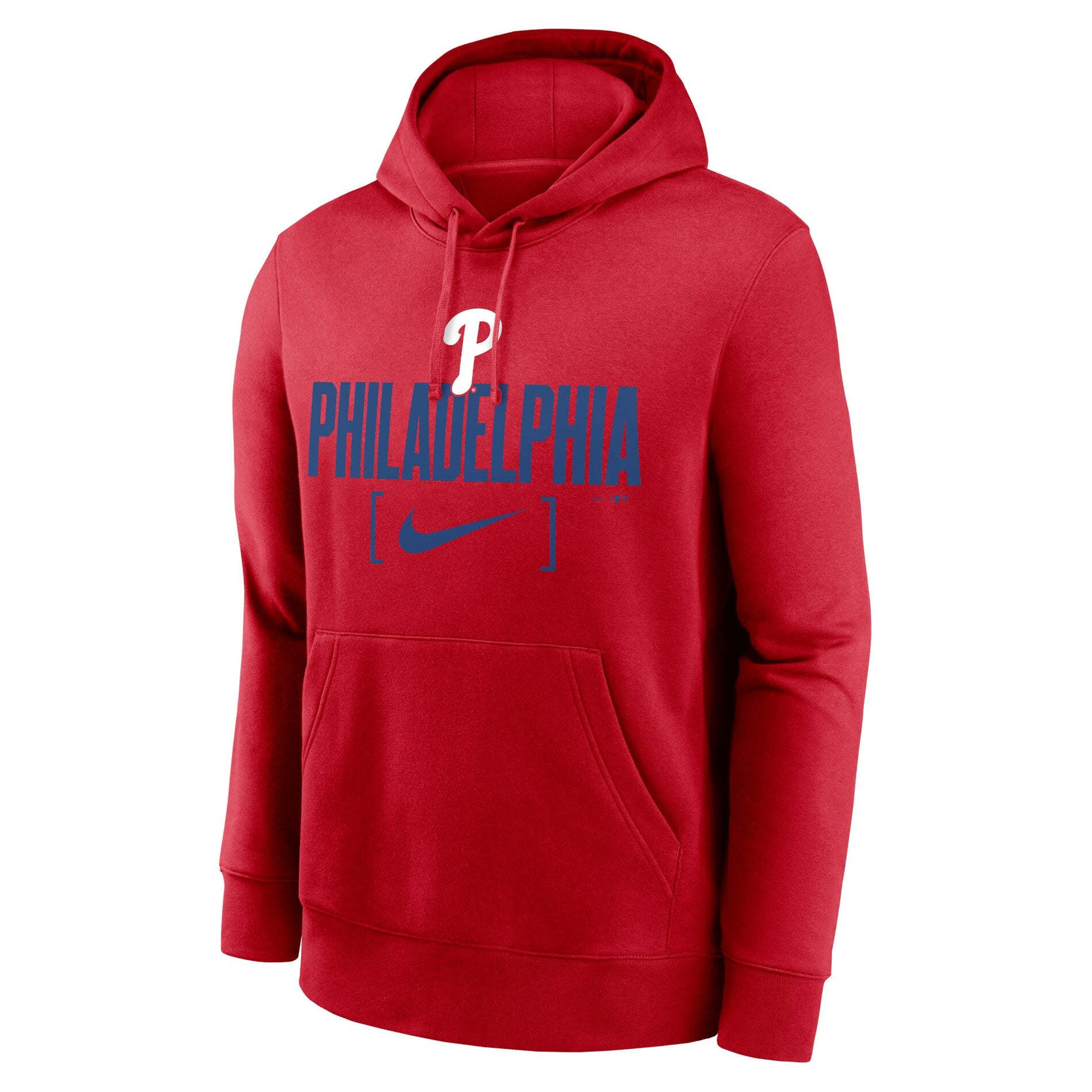 Philadelphia Phillies Nike MLB Club Slack Fleece Hoodie Jumper - Red