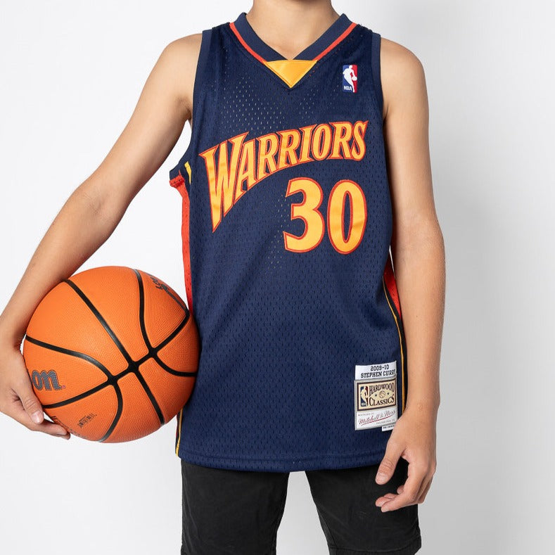 Youths Steph Curry Golden State Warriors Mitchell & Ness NBA Swingman Jersey - Navy