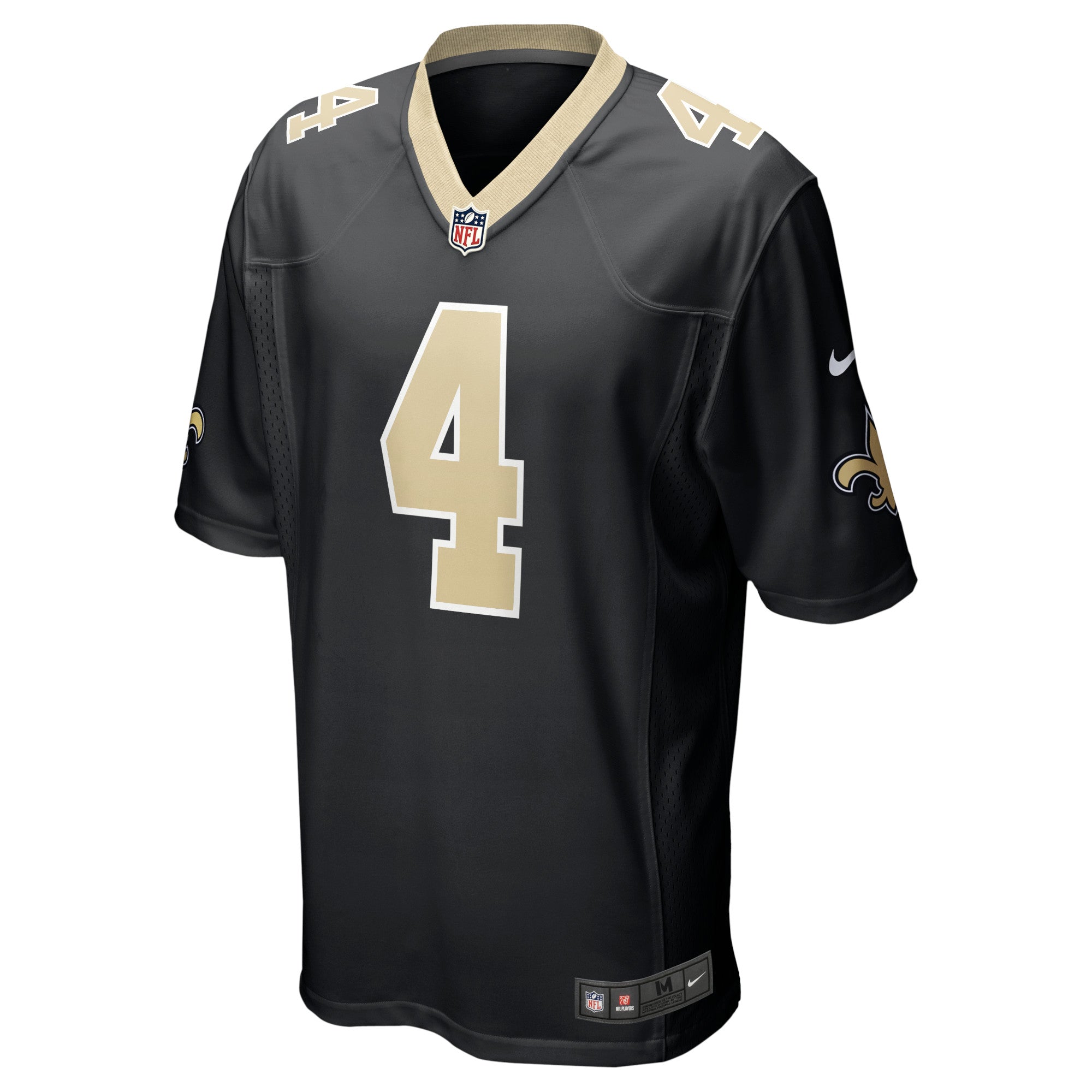 Derek Carr New Orleans Saints Nike NFL Game Jersey - Black