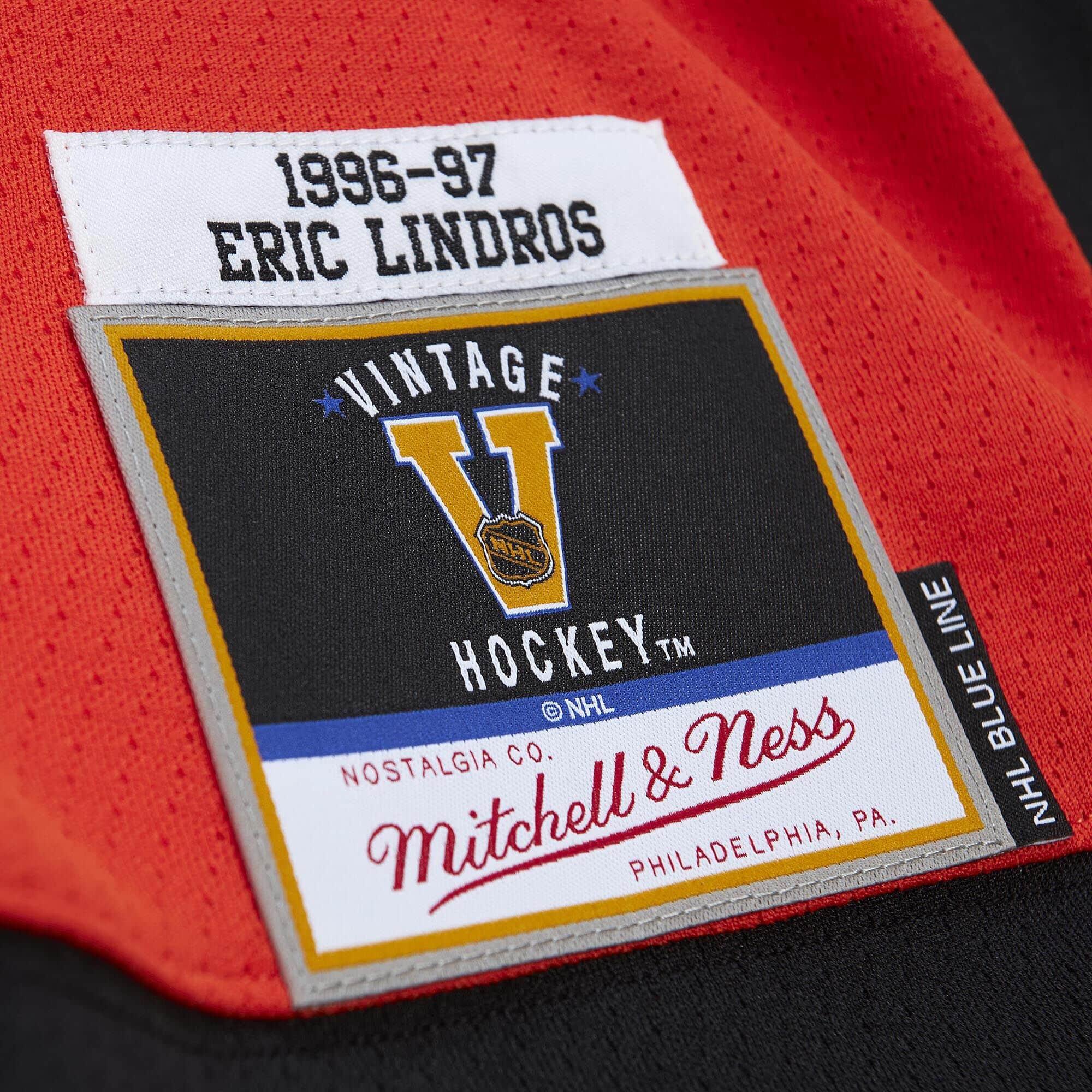 Eric Lindros Philadelphia Flyers Mitchell & Ness NHL 96-97 Blue Line Jersey