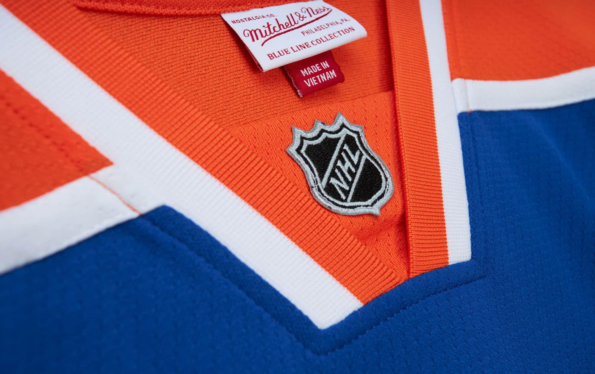 Connor McDavid Edmonton Oilers Mitchell & Ness NHL 15-16 Blue Line Jersey