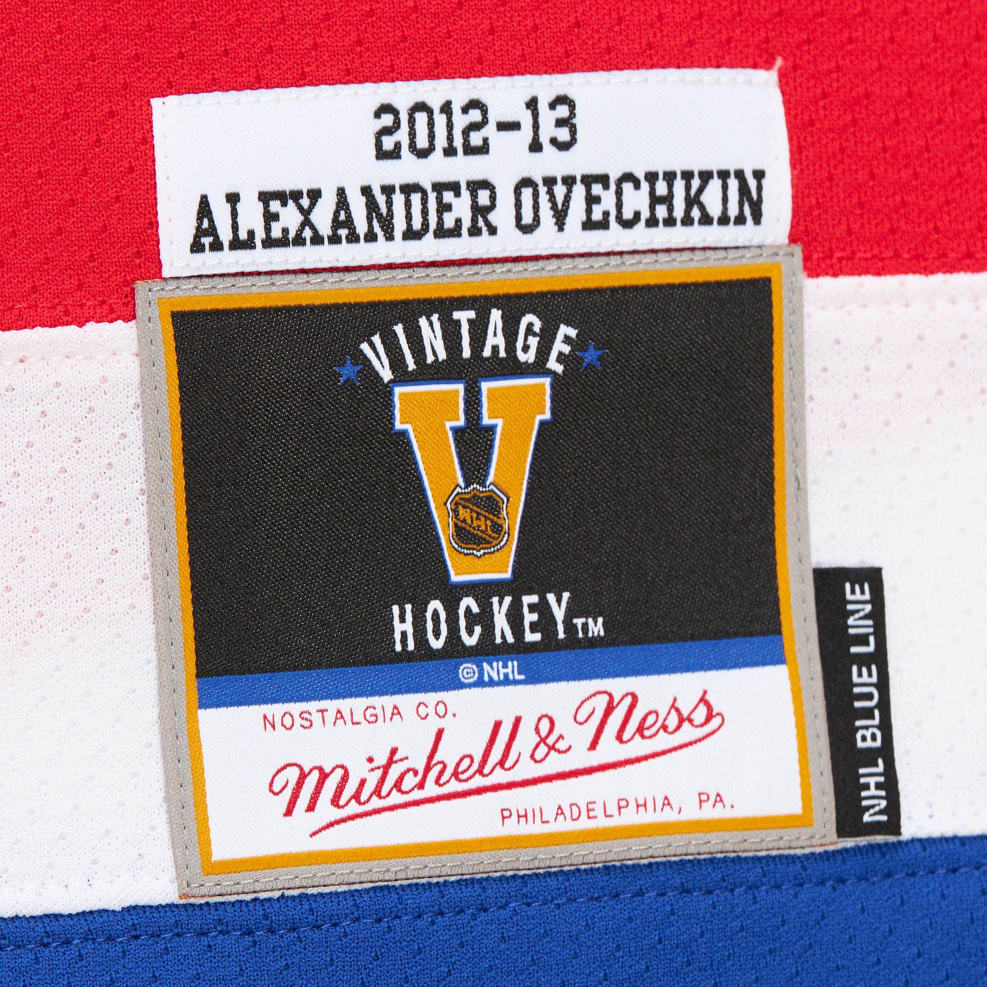 Alexander Ovechkin Washington Capitals Mitchell & Ness NHL 2012 Blue Line Jersey - White