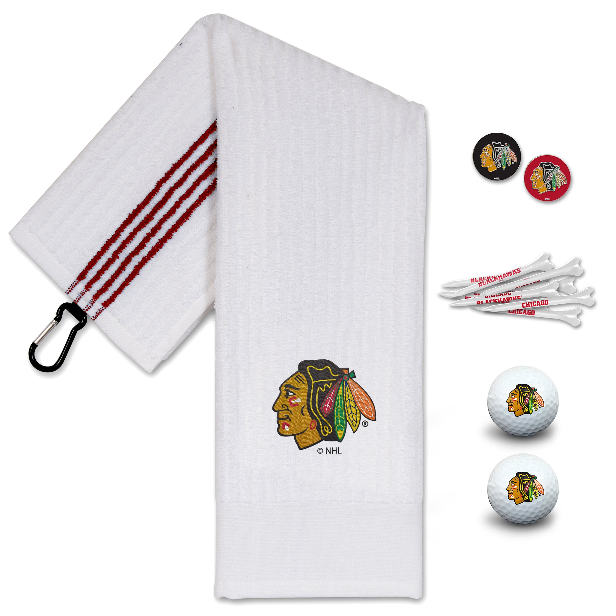 Chicago Blackhawks Wincraft NHL Team Golf Gift Set