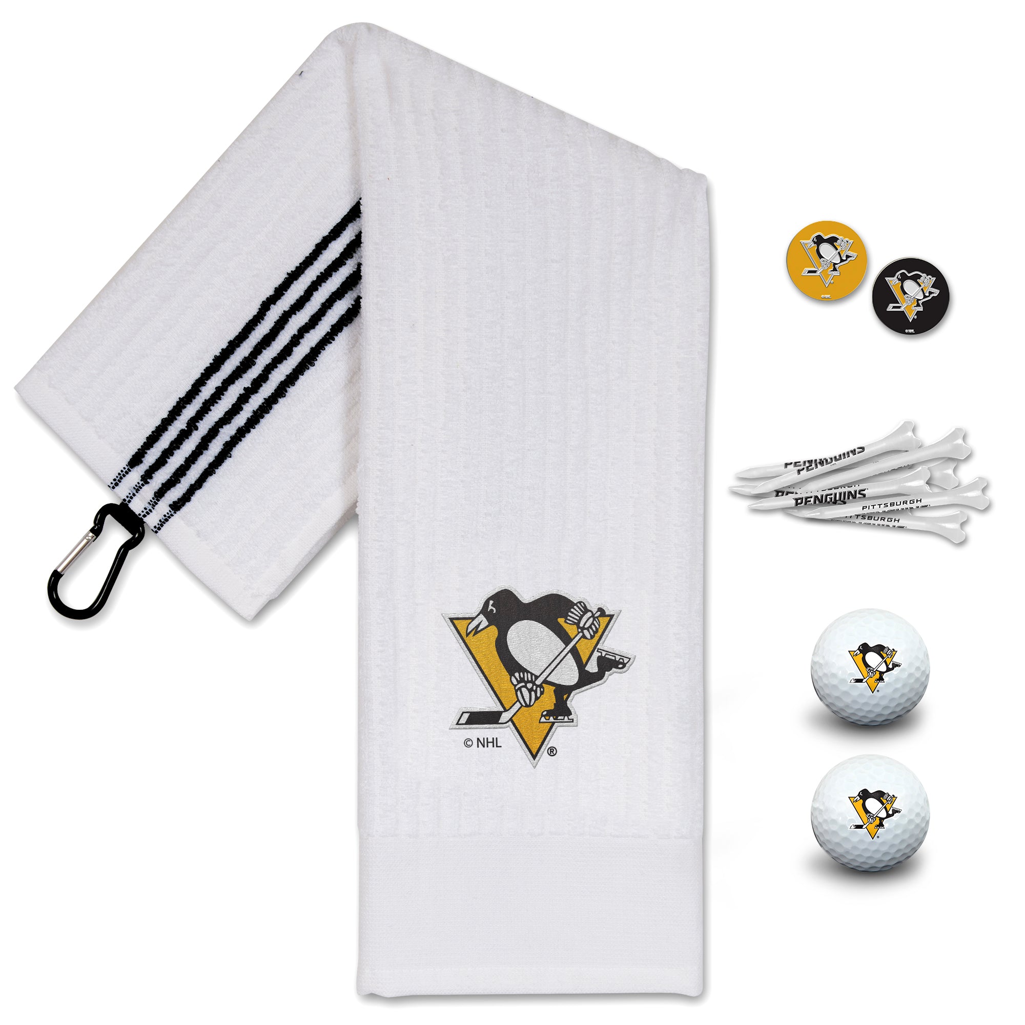 Pittsburgh Penguins Wincraft NHL Team Golf Gift Set