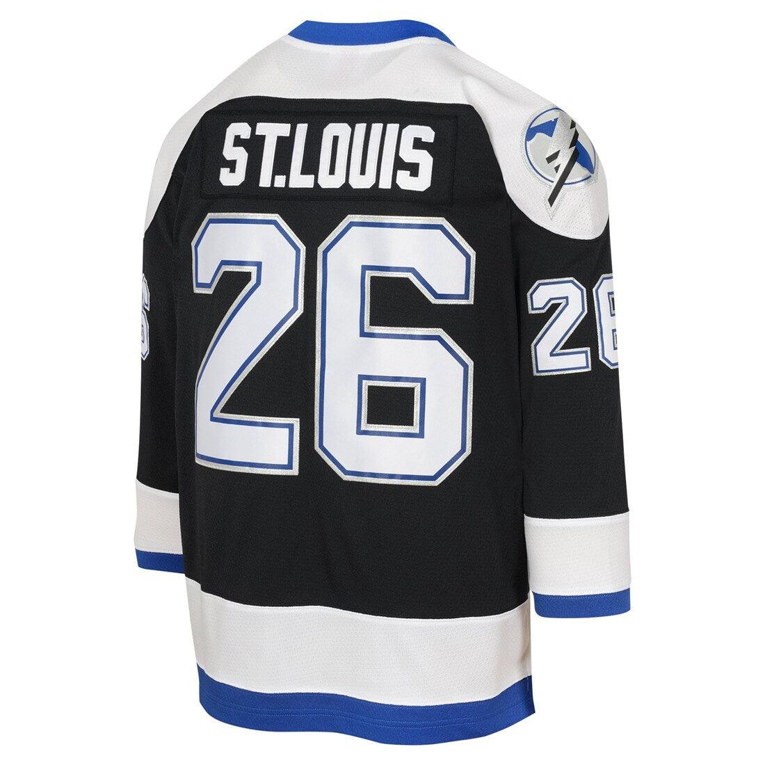 Martin St Louis Tampa Bay Lightning Mitchell & Ness NHL 03-04 Blue Line Jersey - Black