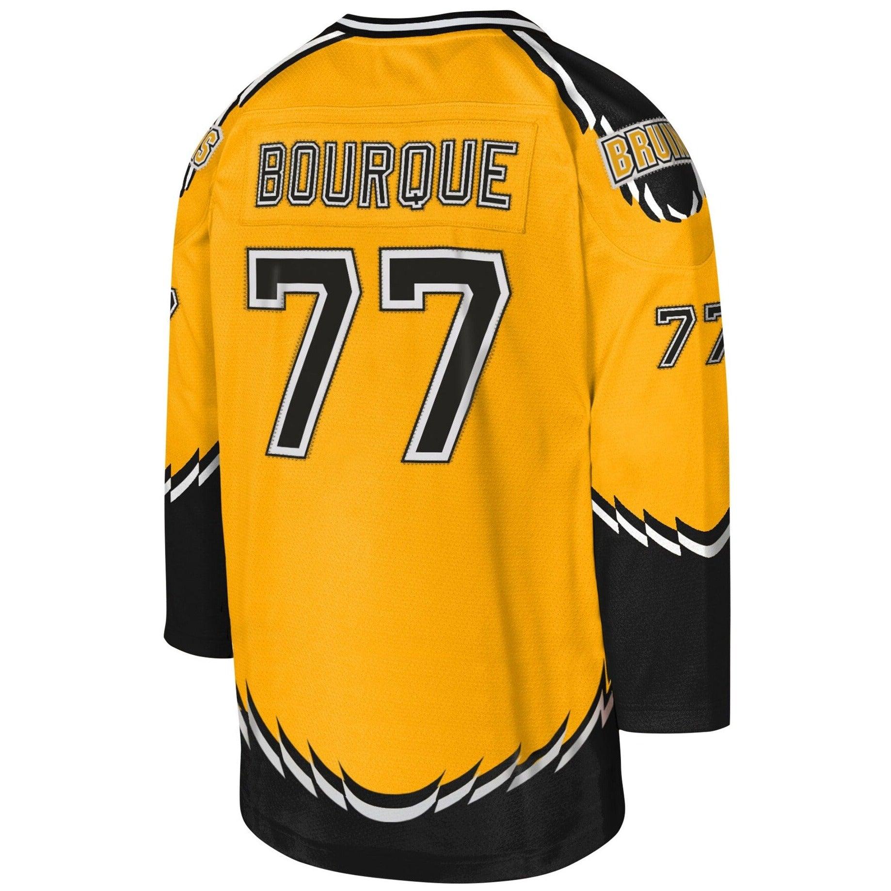 Ray Bourque Boston Bruins Mitchell & Ness NHL 96 Blue Line Jersey - Yellow