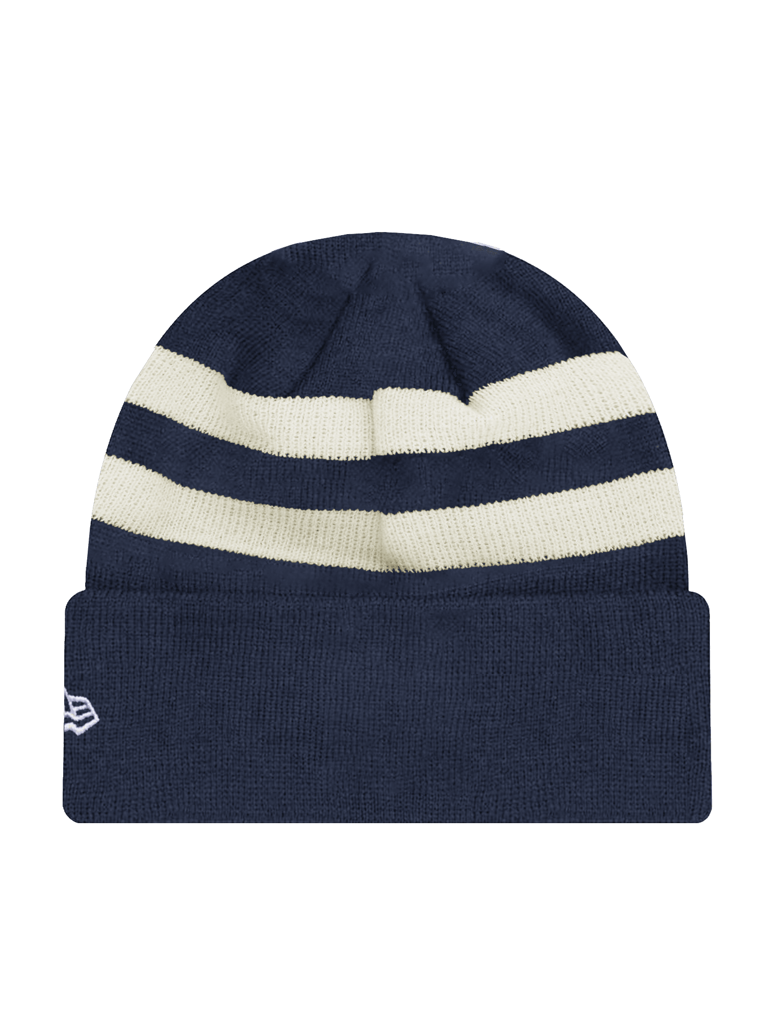 Chicago Bears New Era NFL Ivory Stripe Knit Beanie - Navy