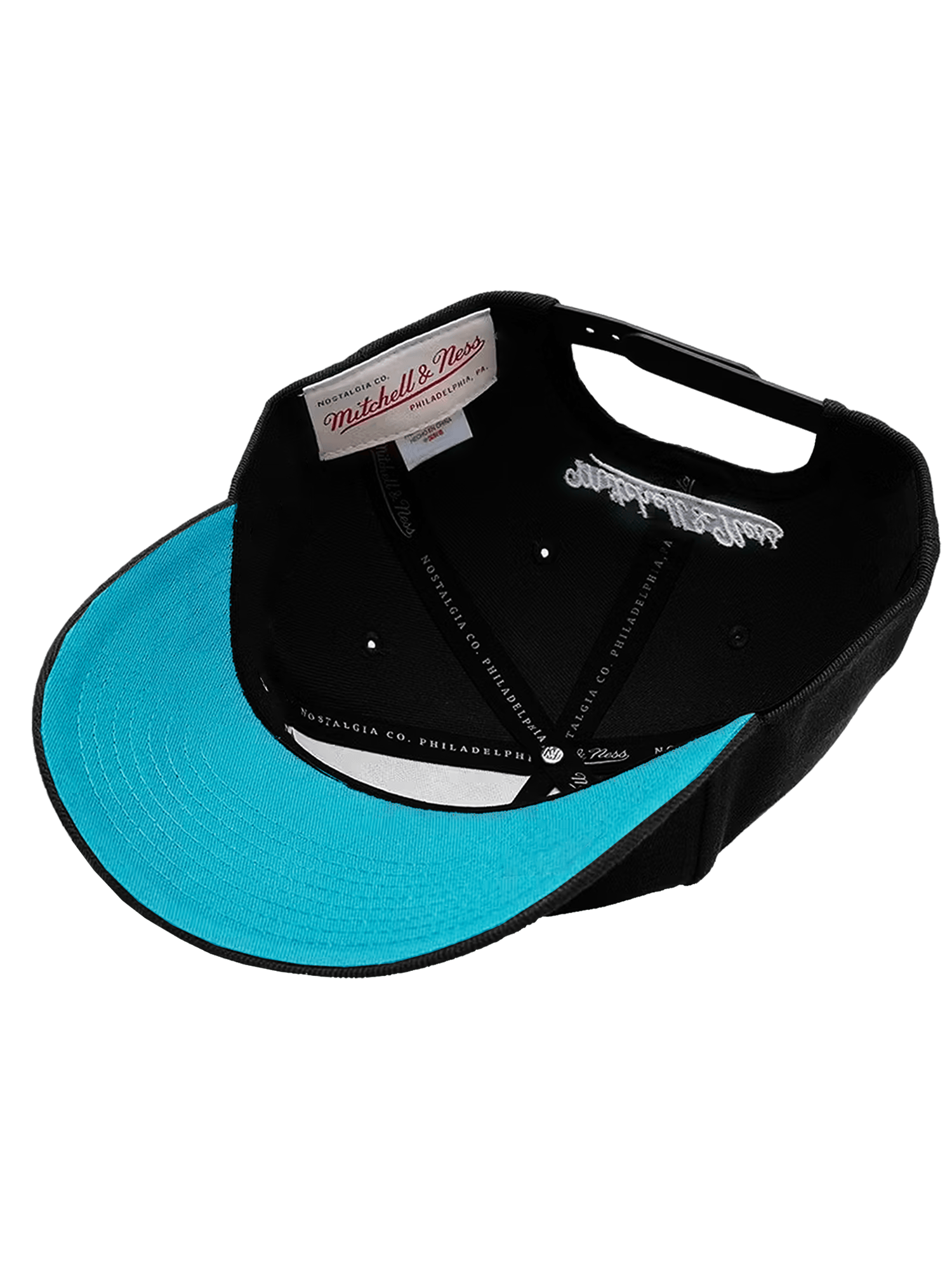 Charlotte Hornets Mitchell & Ness NBA Ice Cold Pro Crown Snapback Hat - Black