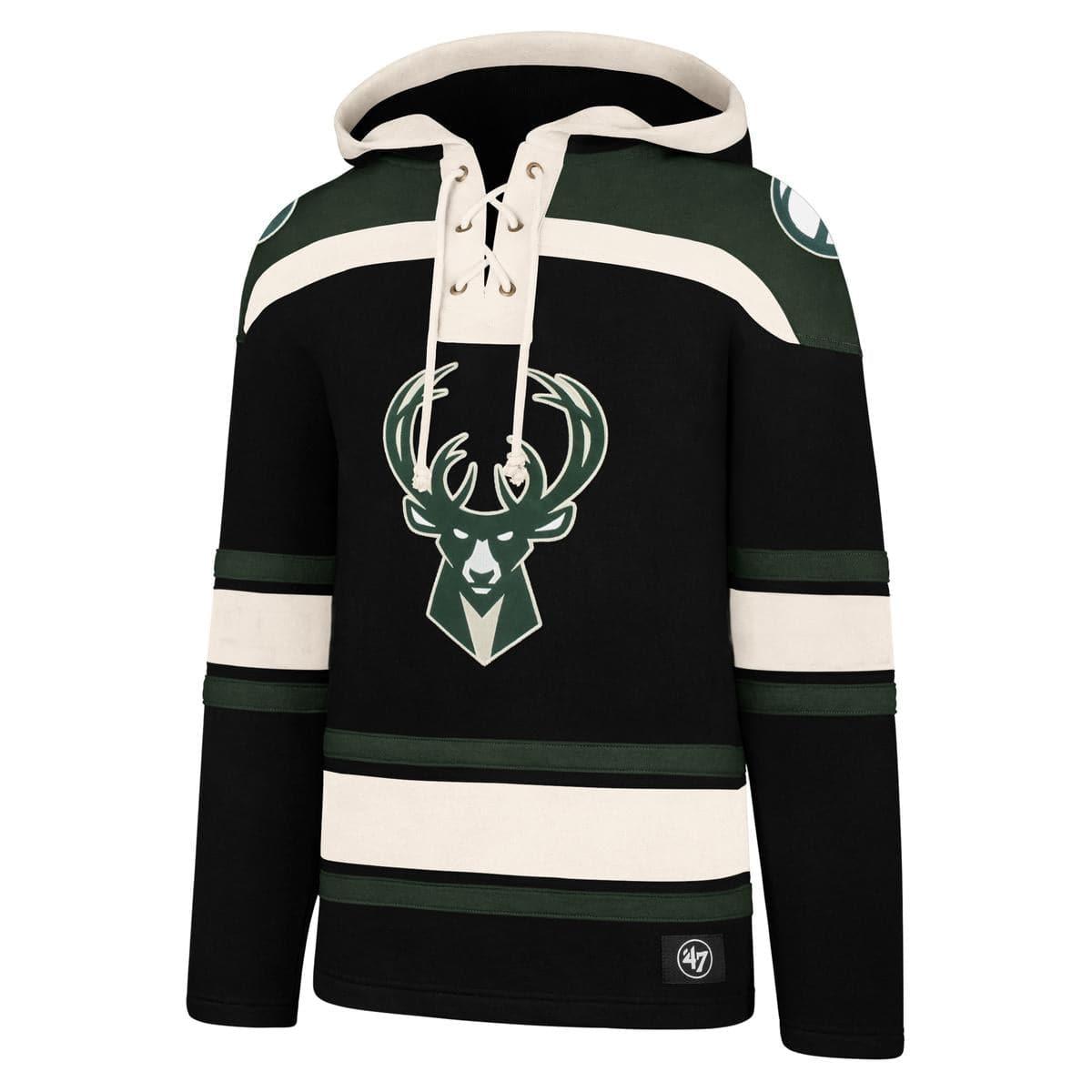 Milwaukee Bucks '47 NBA Lacer Hoodie Jumper - Black