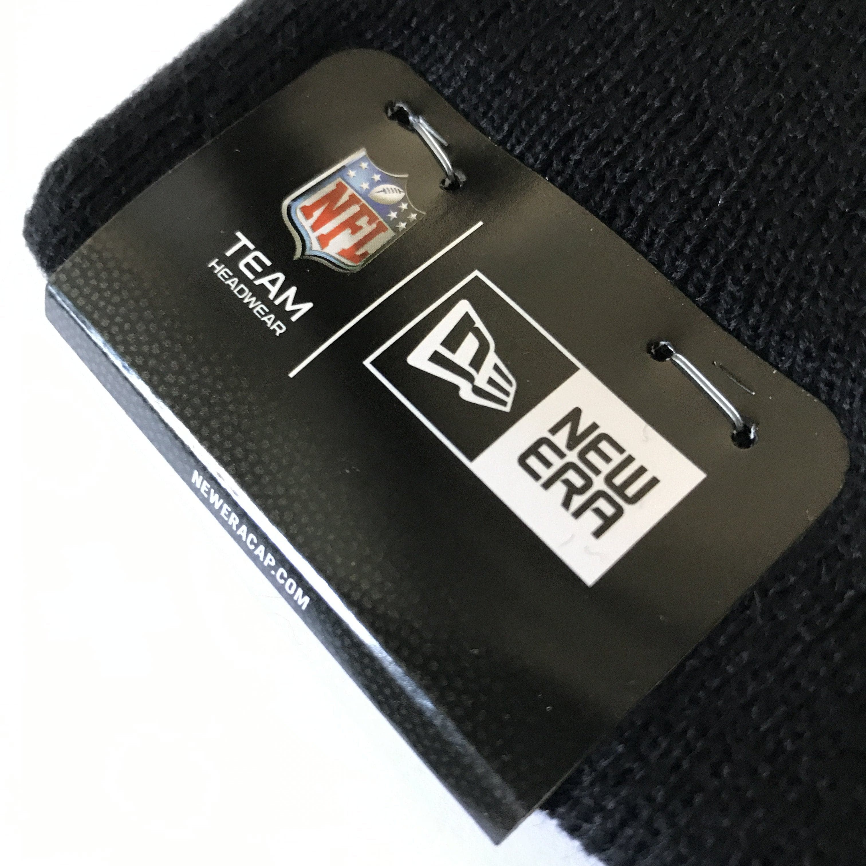 Dallas Cowboys New Era NFL Grey Stripe Knit Beanie - Black