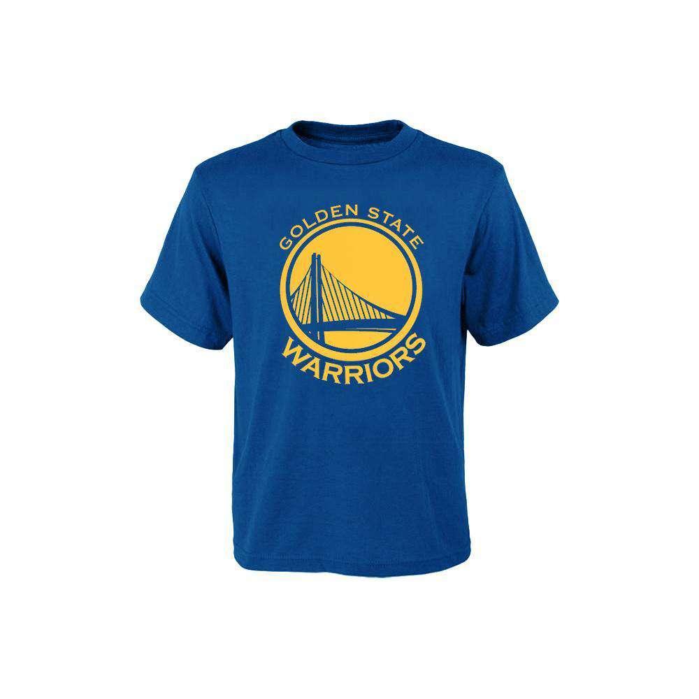 Kids Golden State Warriors Outerstuff NBA Logo T-Shirt - Blue