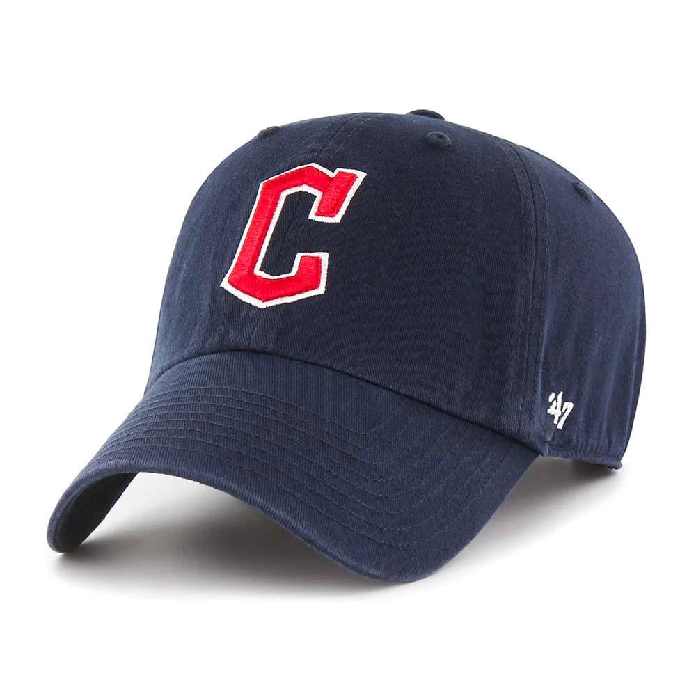 Cleveland Guardians '47 MLB Team Clean Up Strapback Hat - Navy