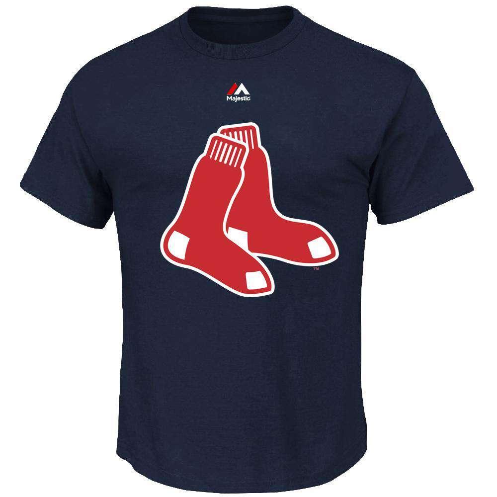 Boston Red Sox Majestic MLB Alternate Logo T-Shirt - Navy